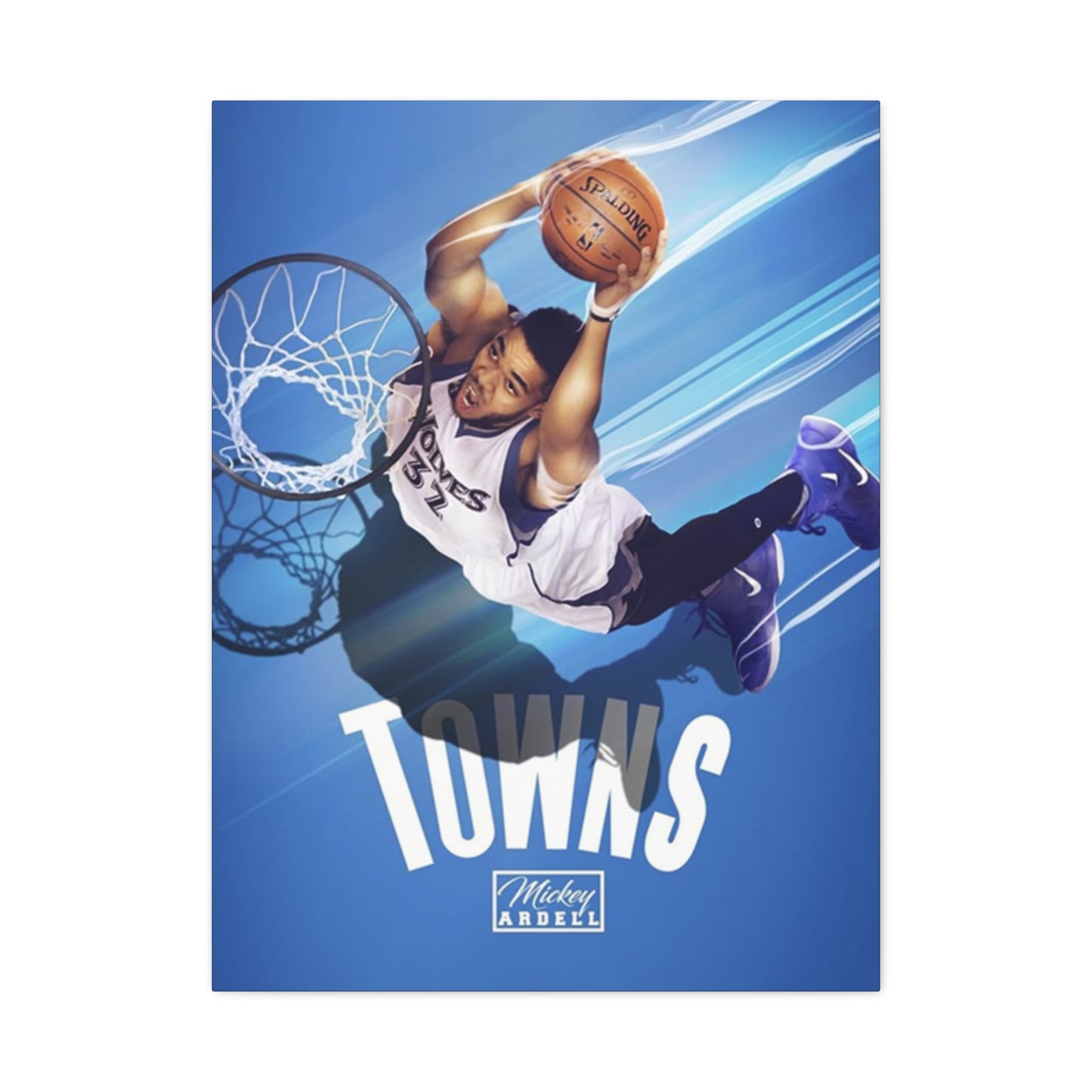 Towns Basketball Poster Wall Art & Canvas Prints