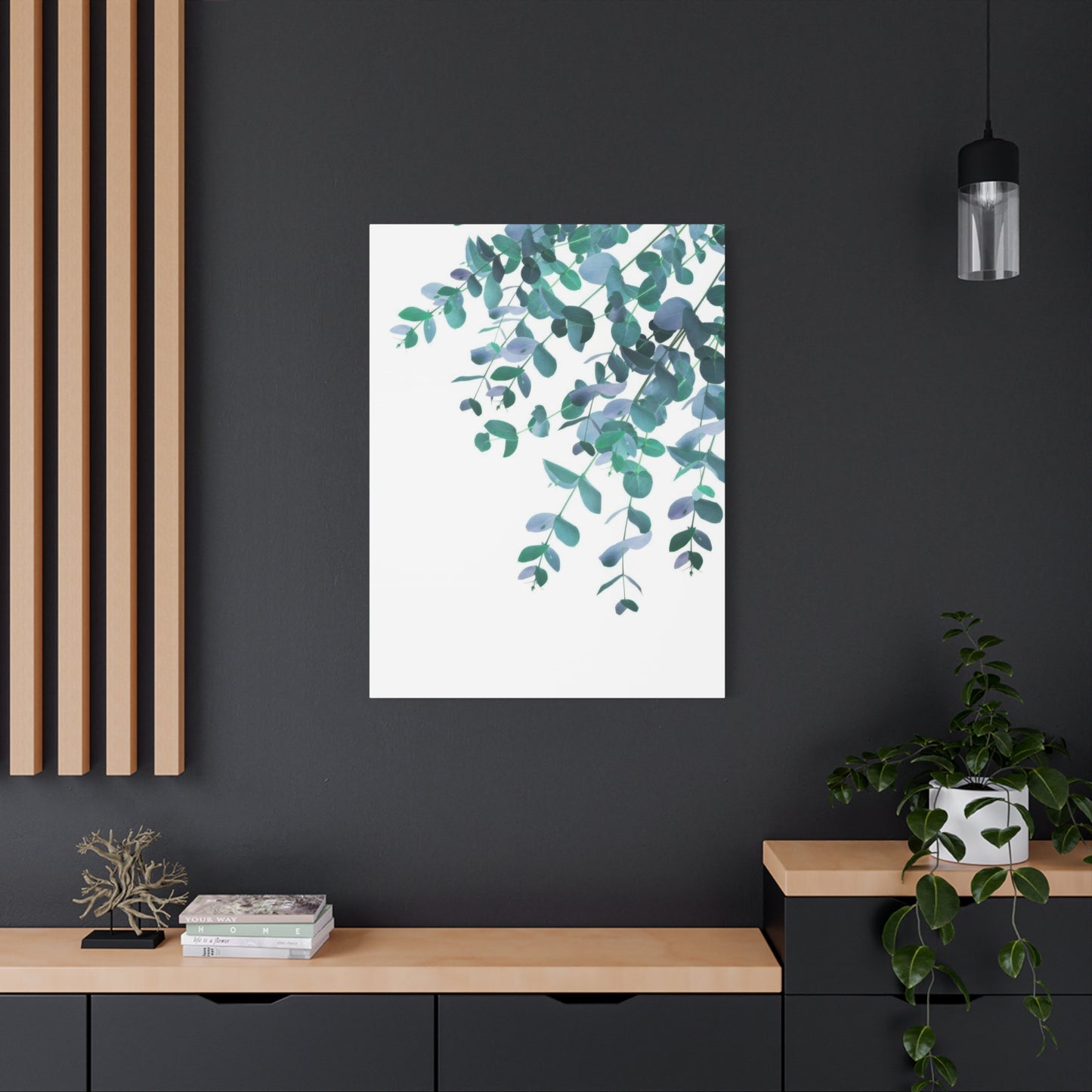 Eucalyptus Creeping Down Top Right Wall Art & Canvas Prints
