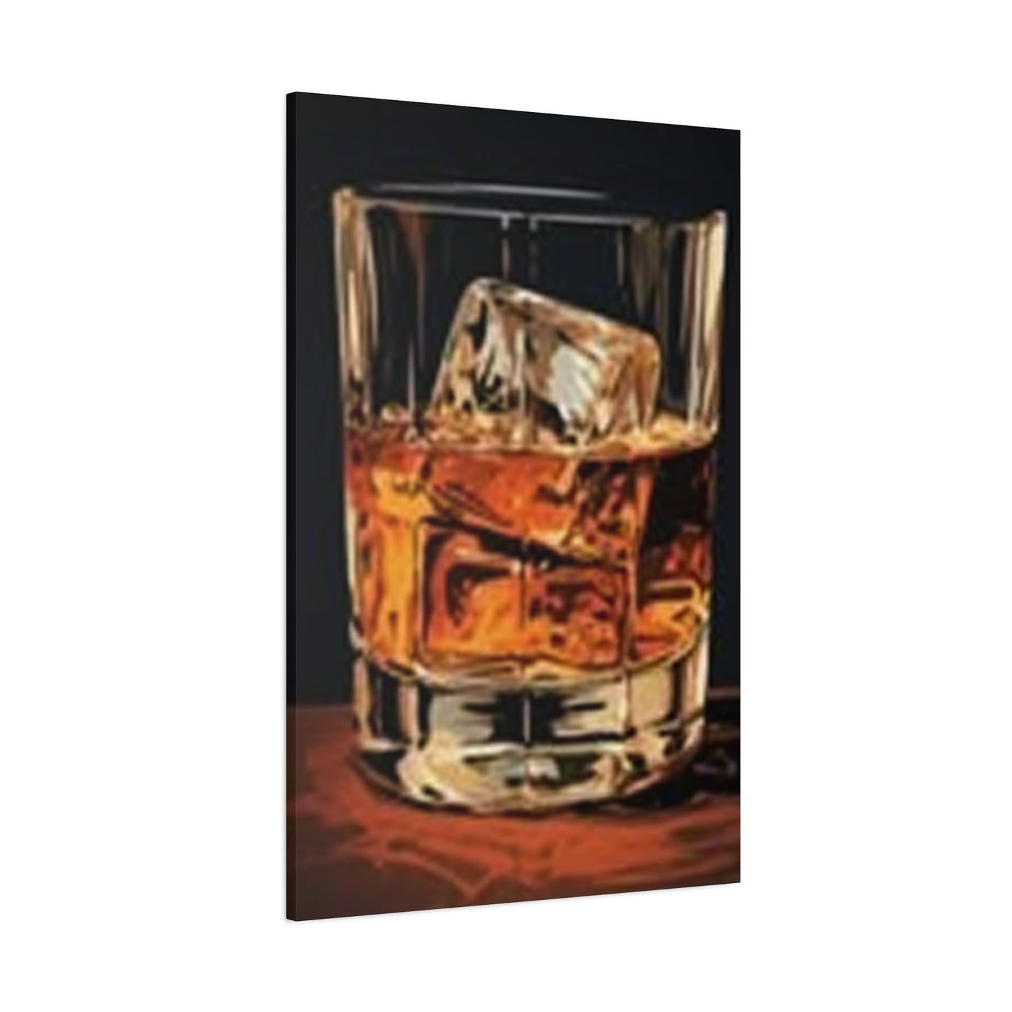 English Whiskey With Ice Wall Art & Canvas Prints