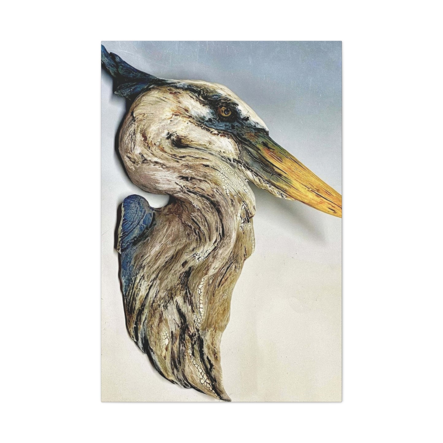 Driftwood Crane 2 Wall Art & Canvas Prints