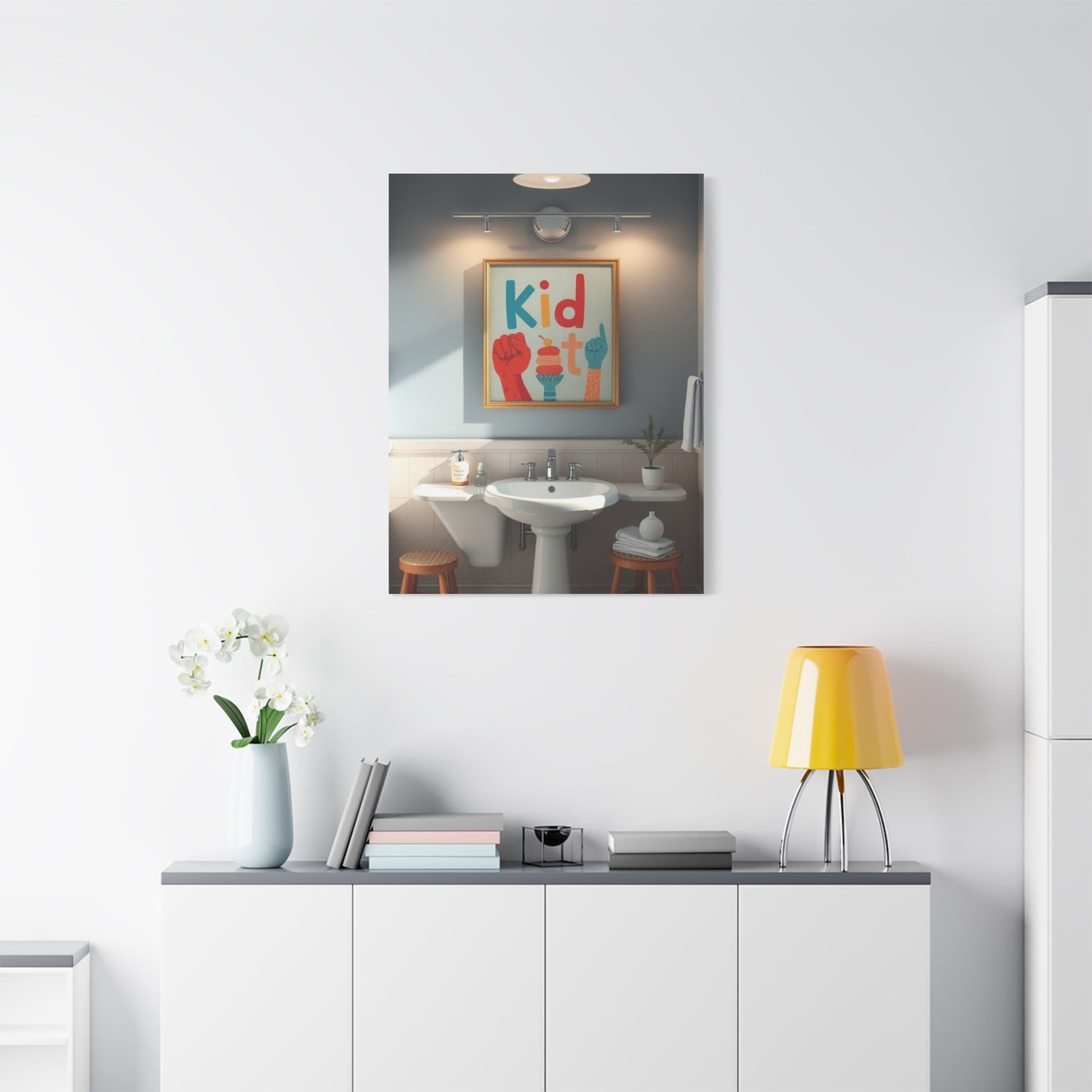 Vision Kid’s Bathroom Art Art Wall Art & Canvas Print
