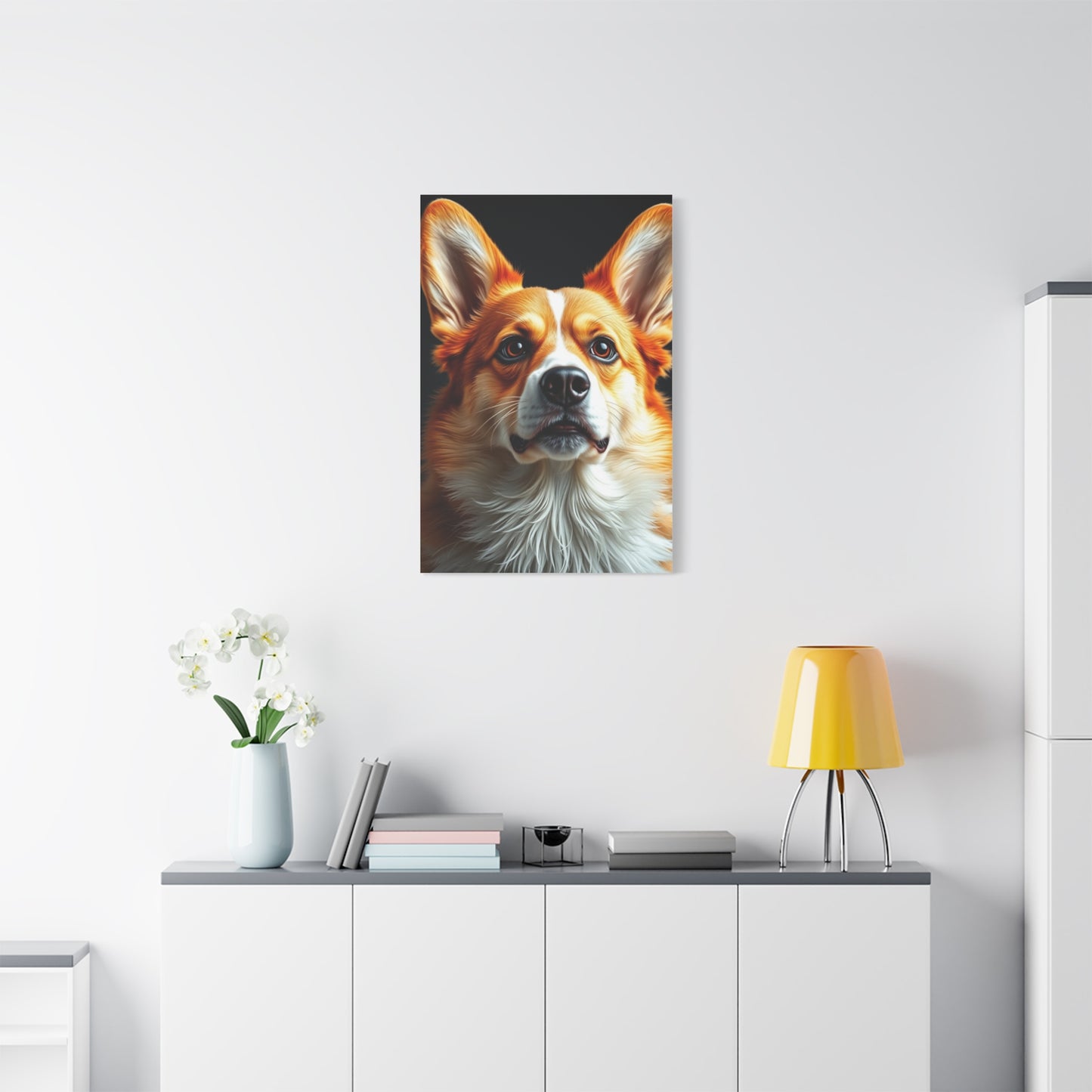 Corgi Dog Art Supreme Gallery Wall Art & Canvas Print