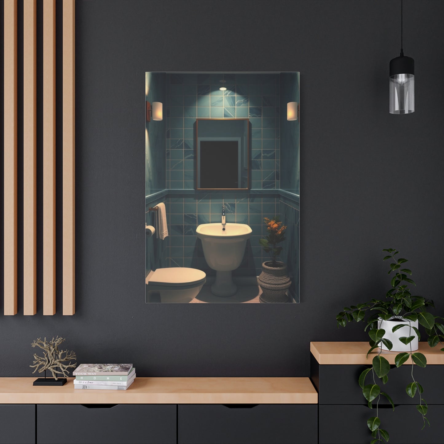 Luxe Aqua Reflections