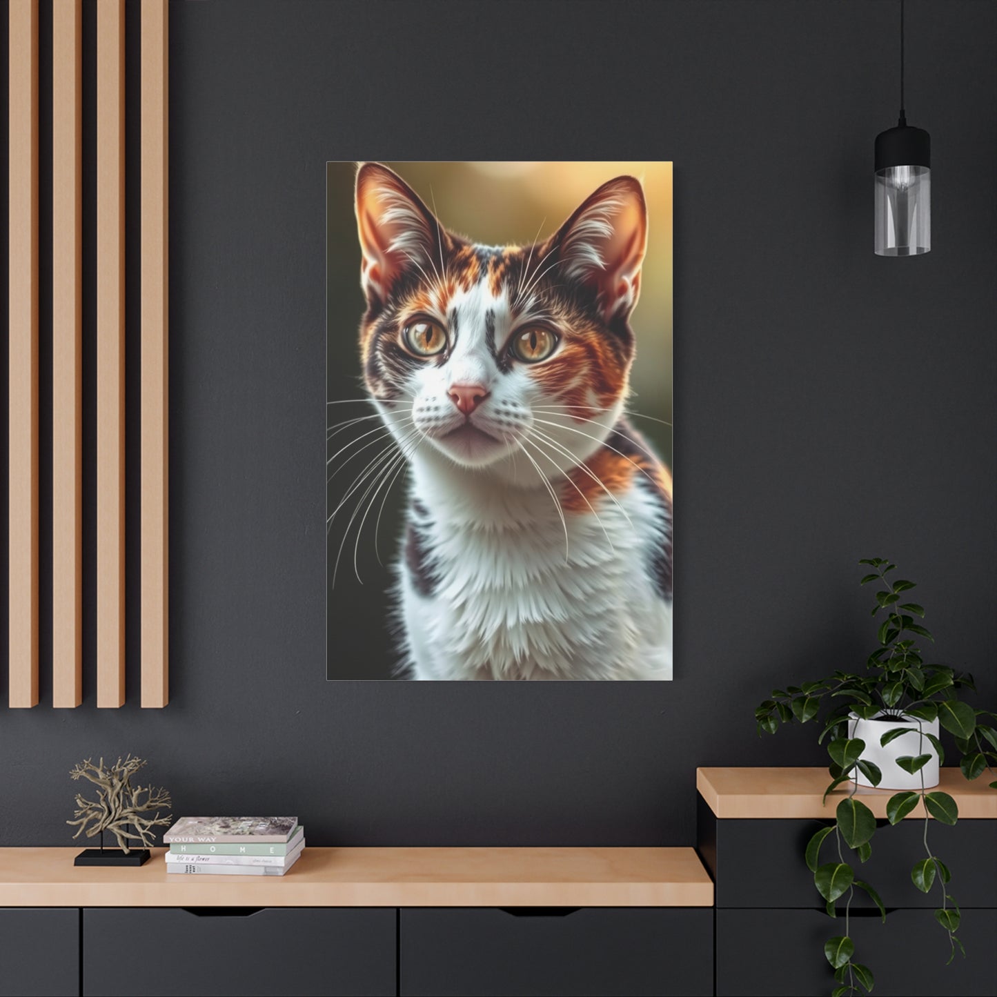 Masterpiece Calico Cat Art Vision Wall Art & Canvas Print