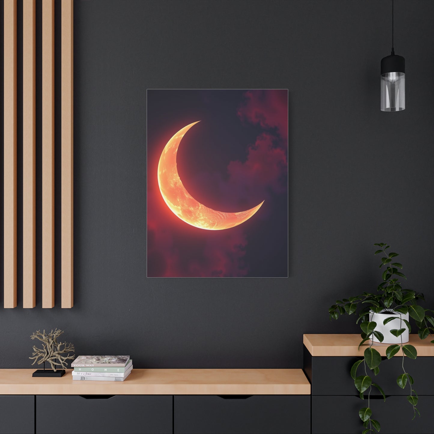 Elite Crescent Moon Art Vision Wall Art & Canvas Print