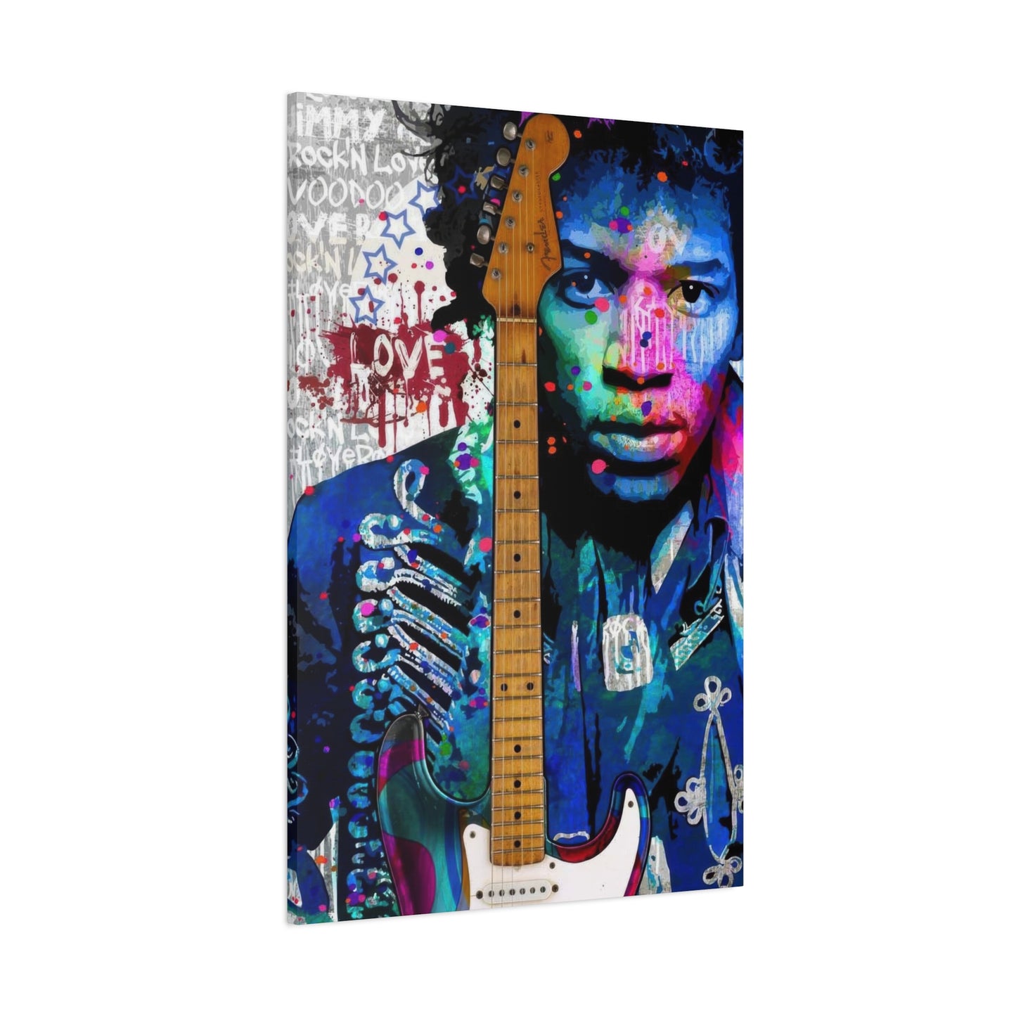 Jimi Hendrix 12 Wall Art & Canvas Prints