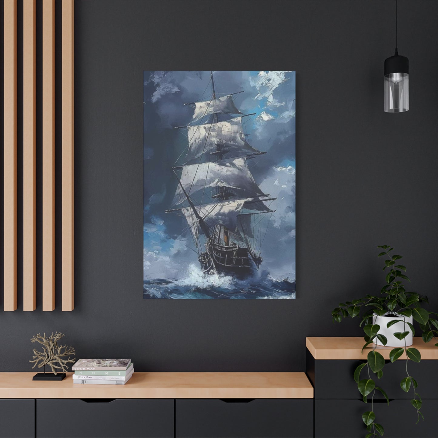 Large Ship In Sea Wall Art & Canvas Prints