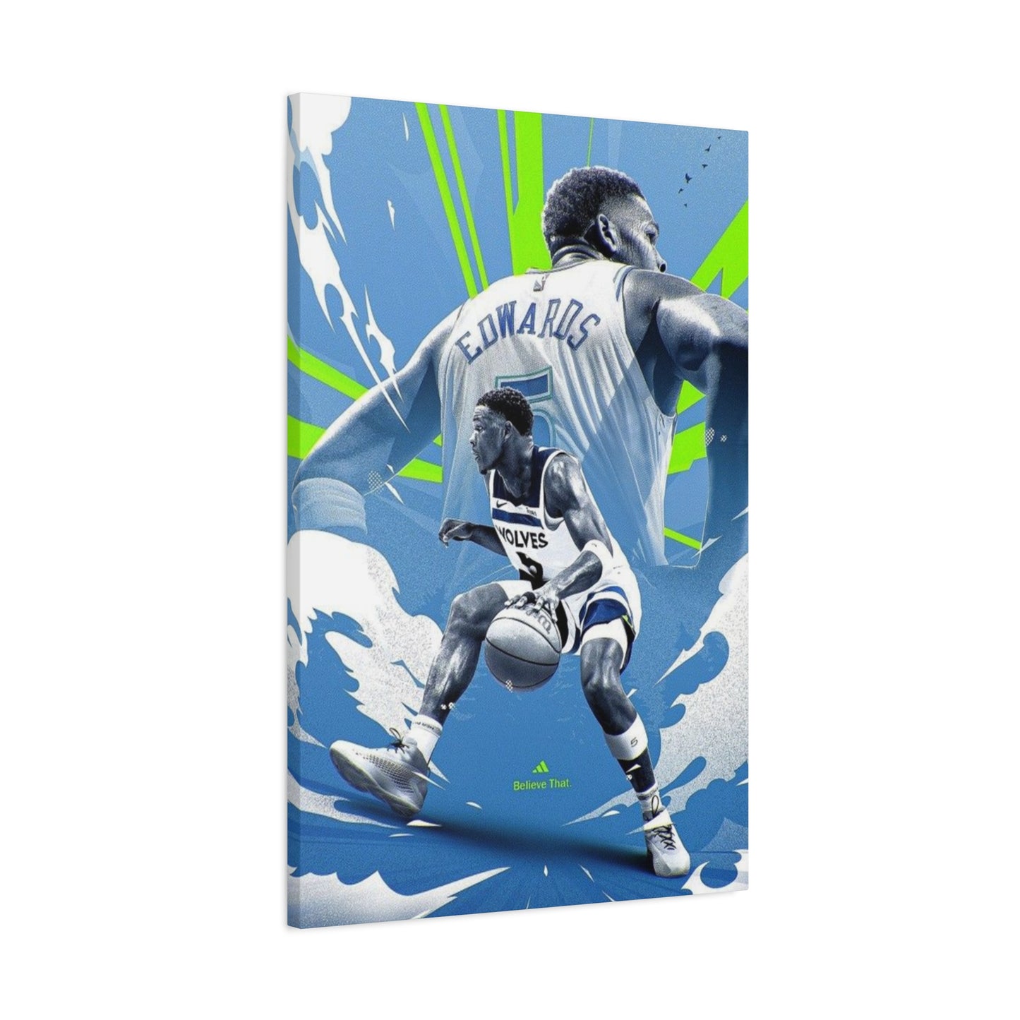 Edward Basketball Poster Wall Art & Canvas Prints