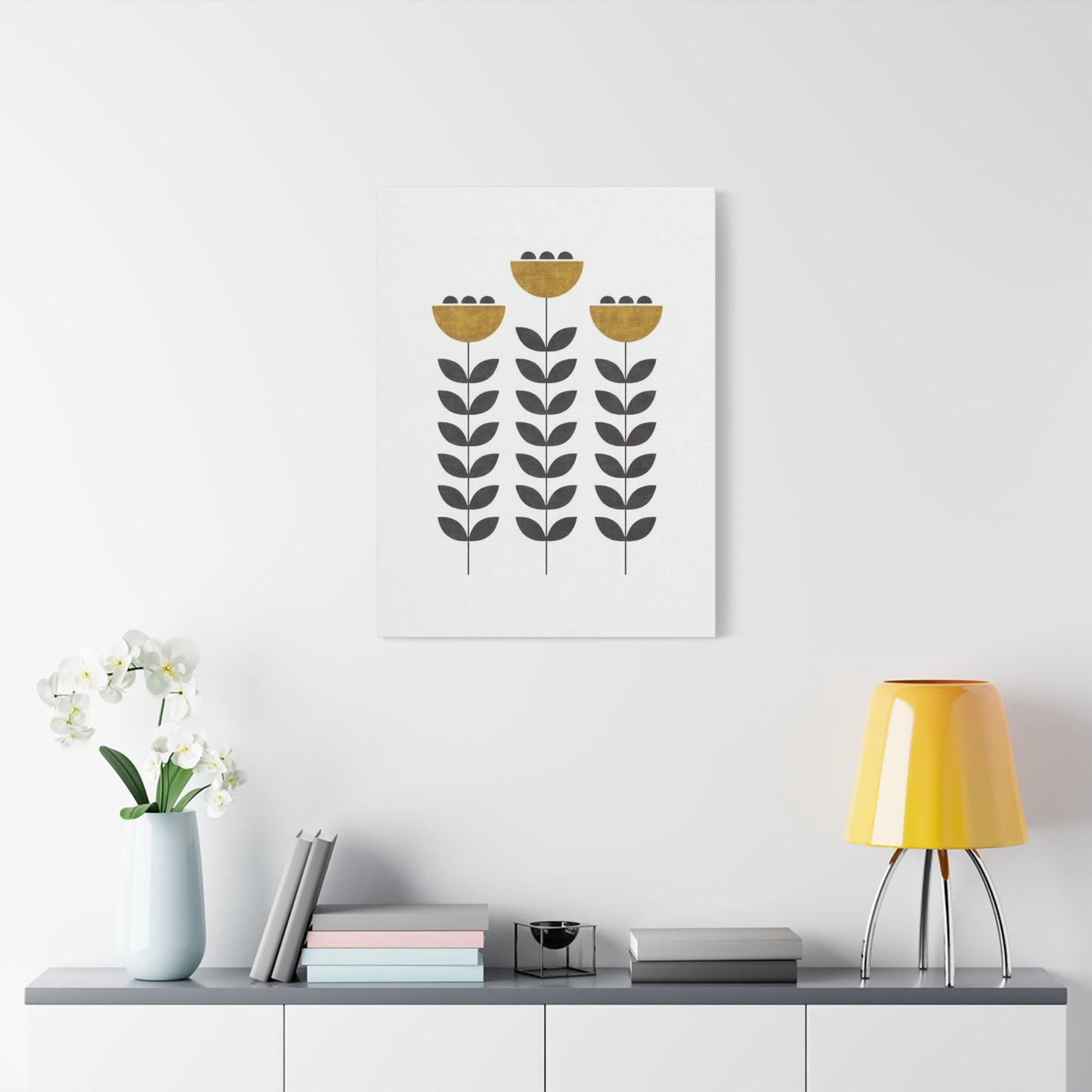 Geometric Flowers Wall Art & Canvas Prints