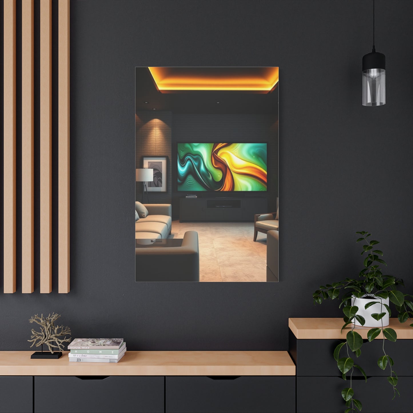 Masterpiece Home Theatre Decor Art Vision Wall Art & Canvas Print