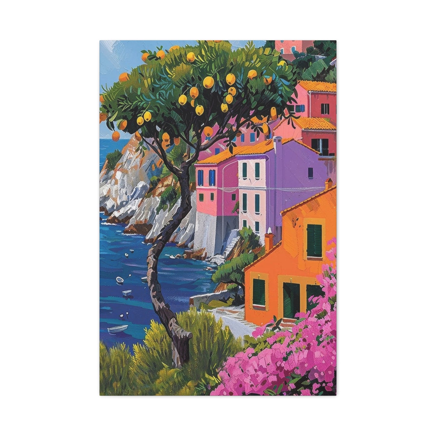 Amalfi Coast Lemon Tree Italy Wall Art & Canvas Prints