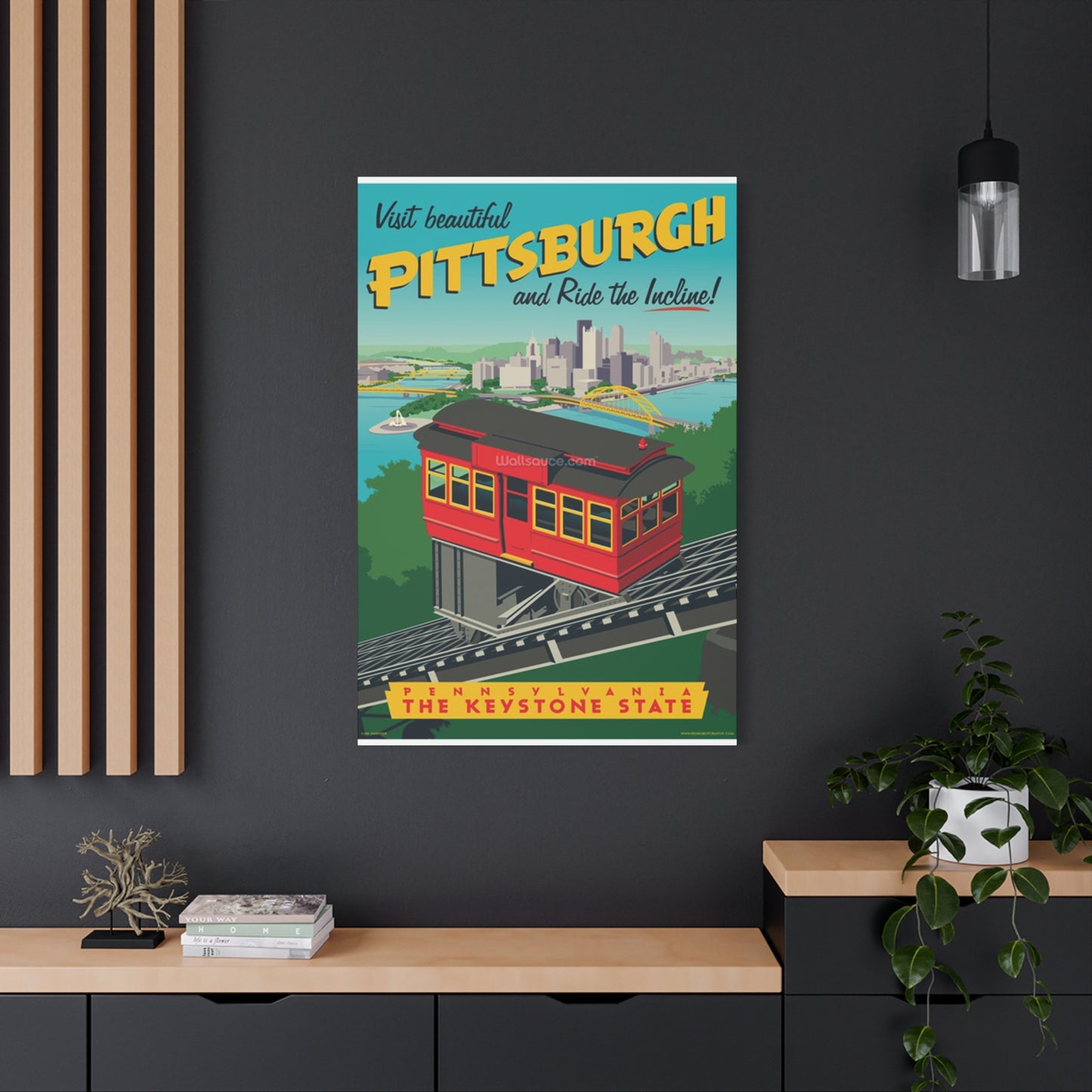 Pittsburgh City View Poster Wall Art & Canvas Prints