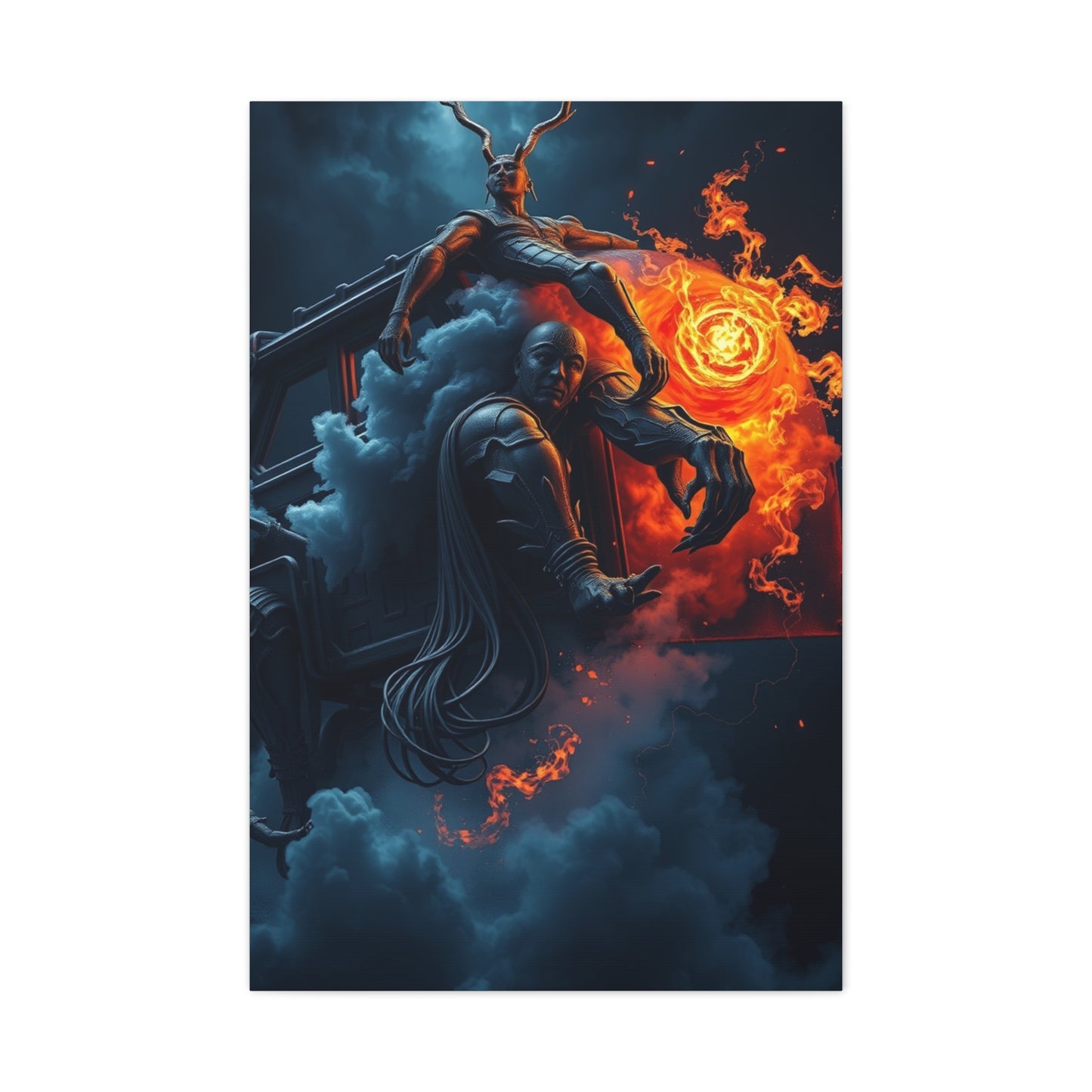 Eclipse of Turbulence Canvas