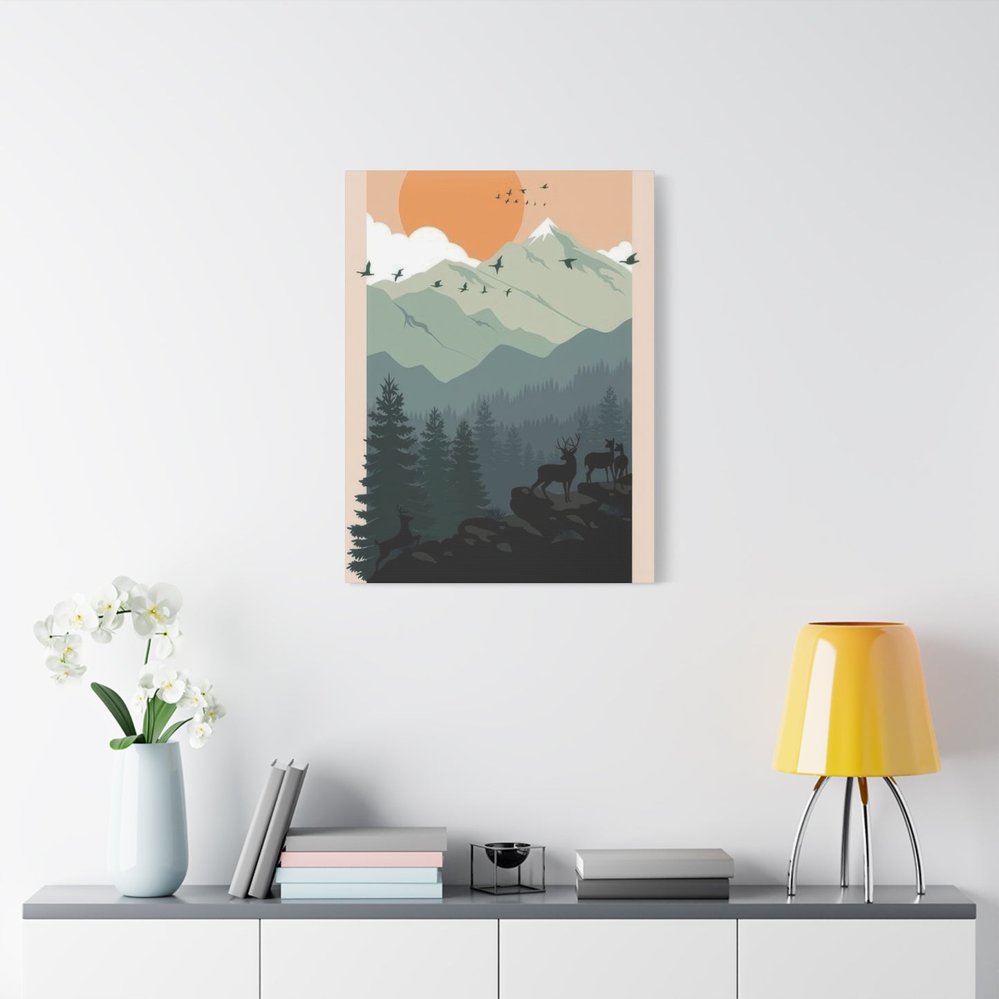 Forest Landscape Abstract Wall Art & Canvas Prints