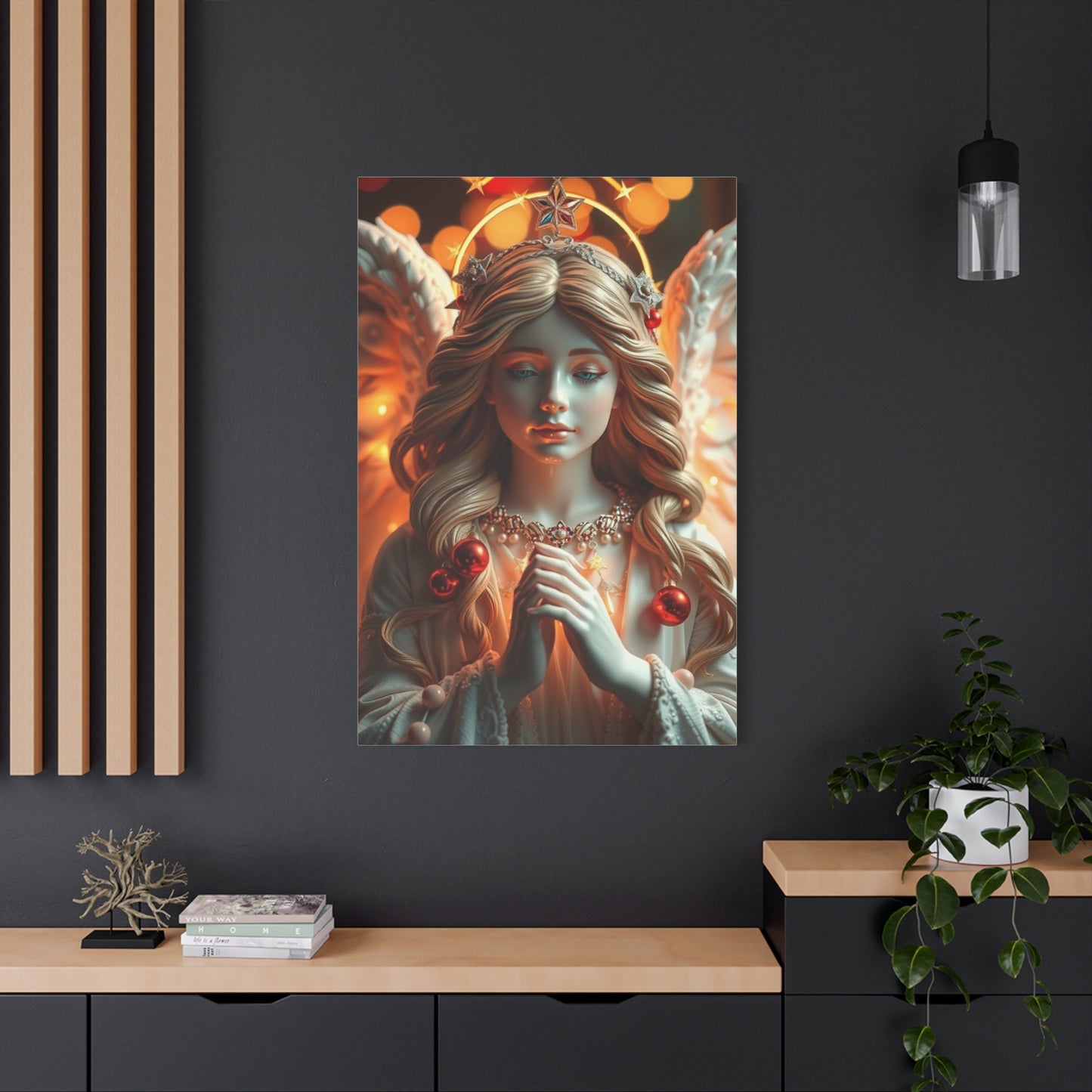 Masterpiece Christmas Angel Art Vision Wall Art & Canvas Print