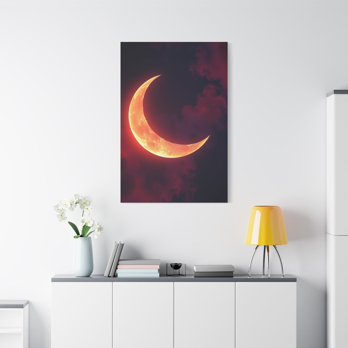 Elite Crescent Moon Art Vision Wall Art & Canvas Print