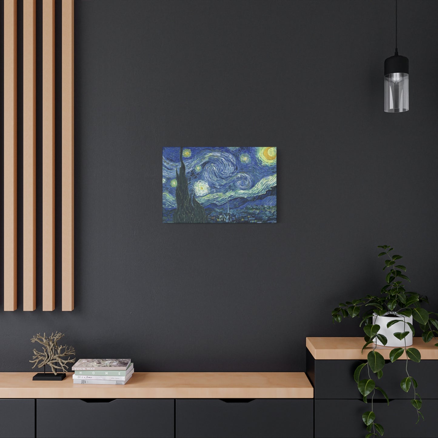 The Starry Night By Vincent Van Gogh Impression Wall Art & Canvas Prints