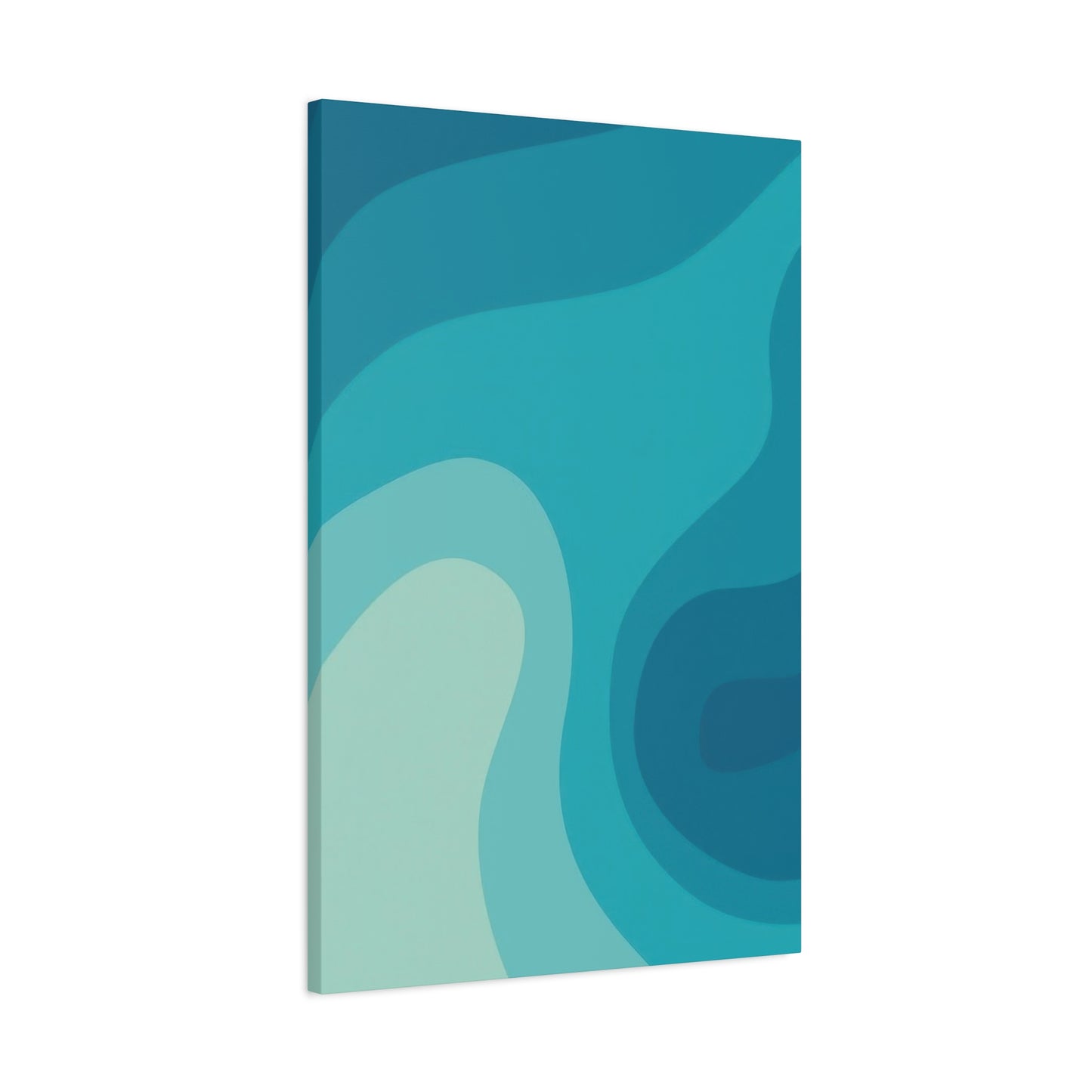 Cool Blue Waves Wall Art & Canvas Prints