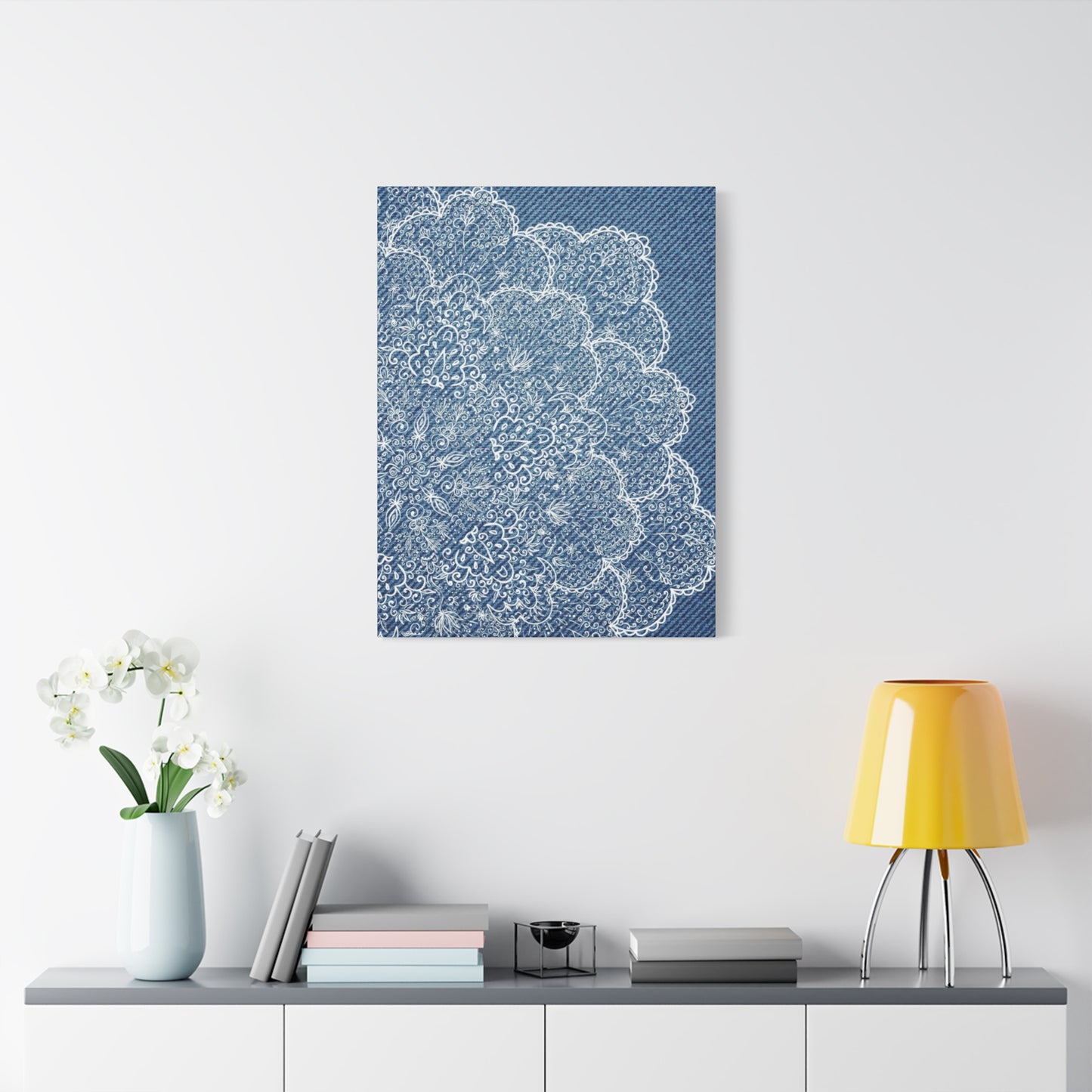 Denim Pattern Wall Art & Canvas Prints