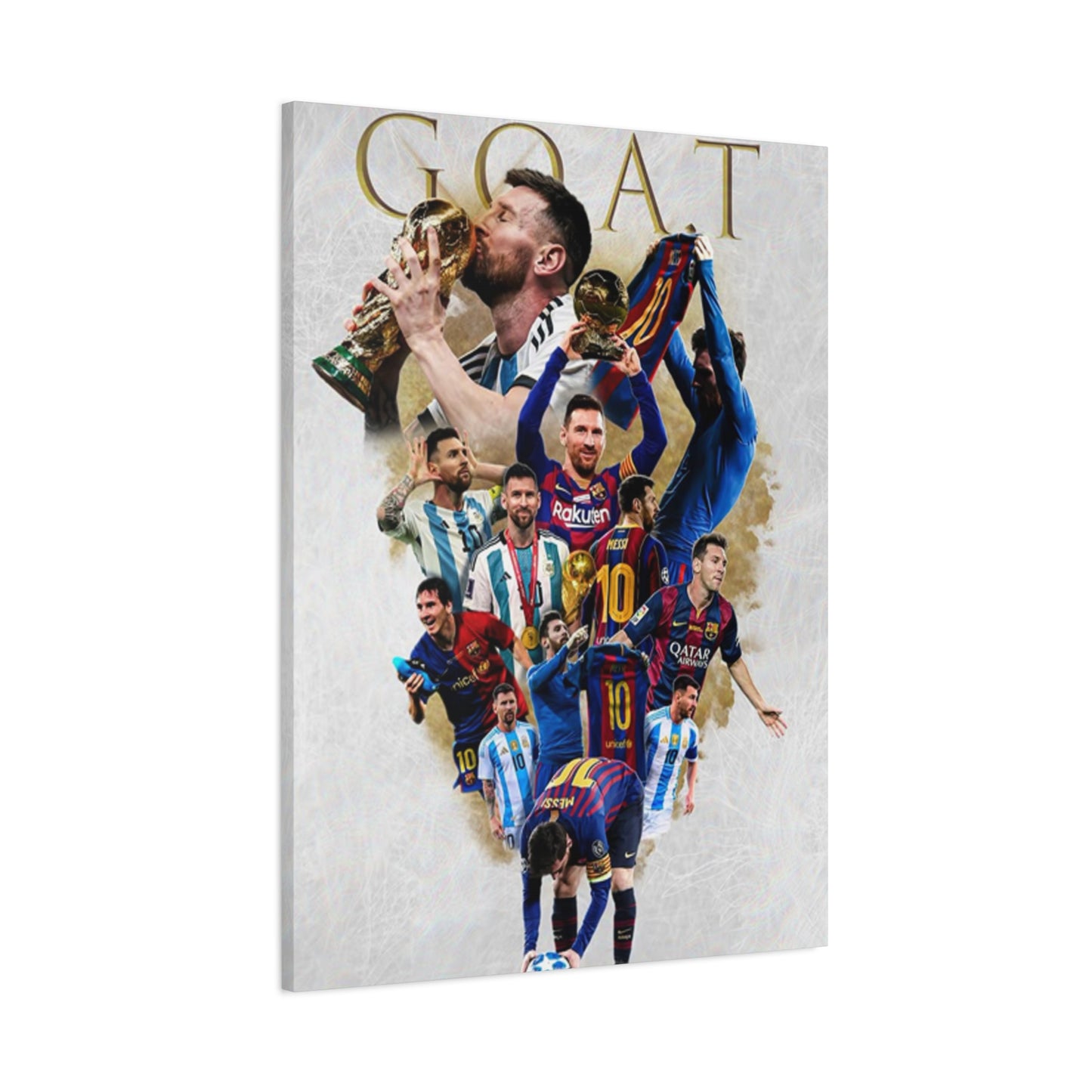 Leonel Messi The GOAT Wall Art & Canvas Prints
