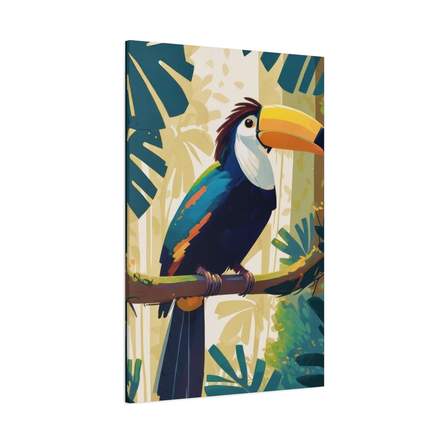 Toucan Portrait Deco Wall Art & Canvas Prints