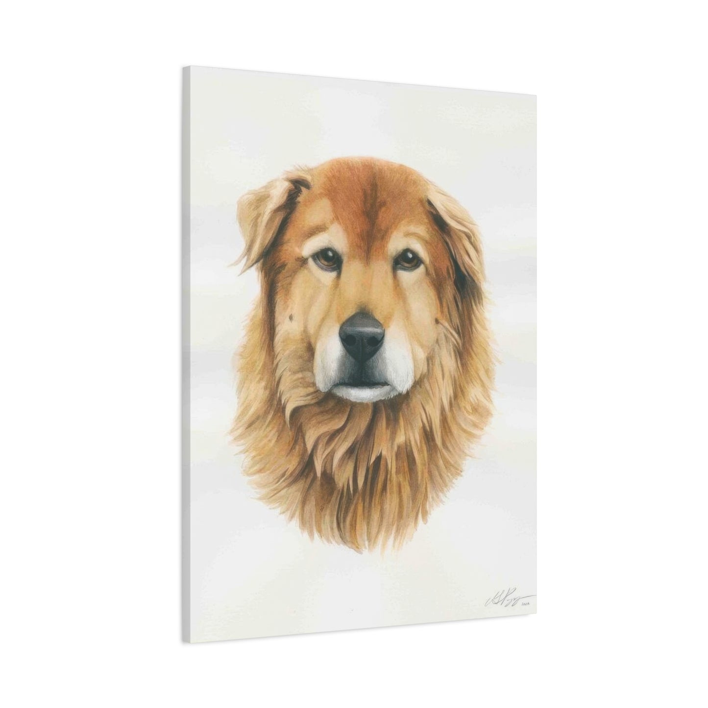Grace Pop Furry Dog Wall Art & Canvas Prints