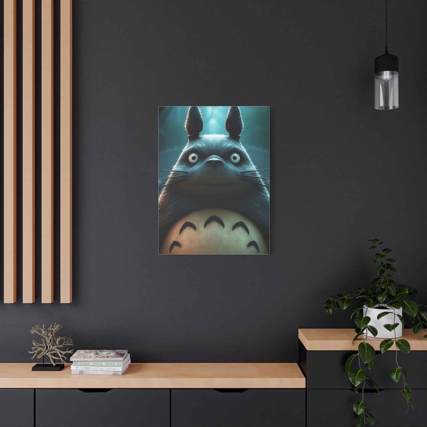 Totoro Art Refined Canvas Wall Art & Canvas Print