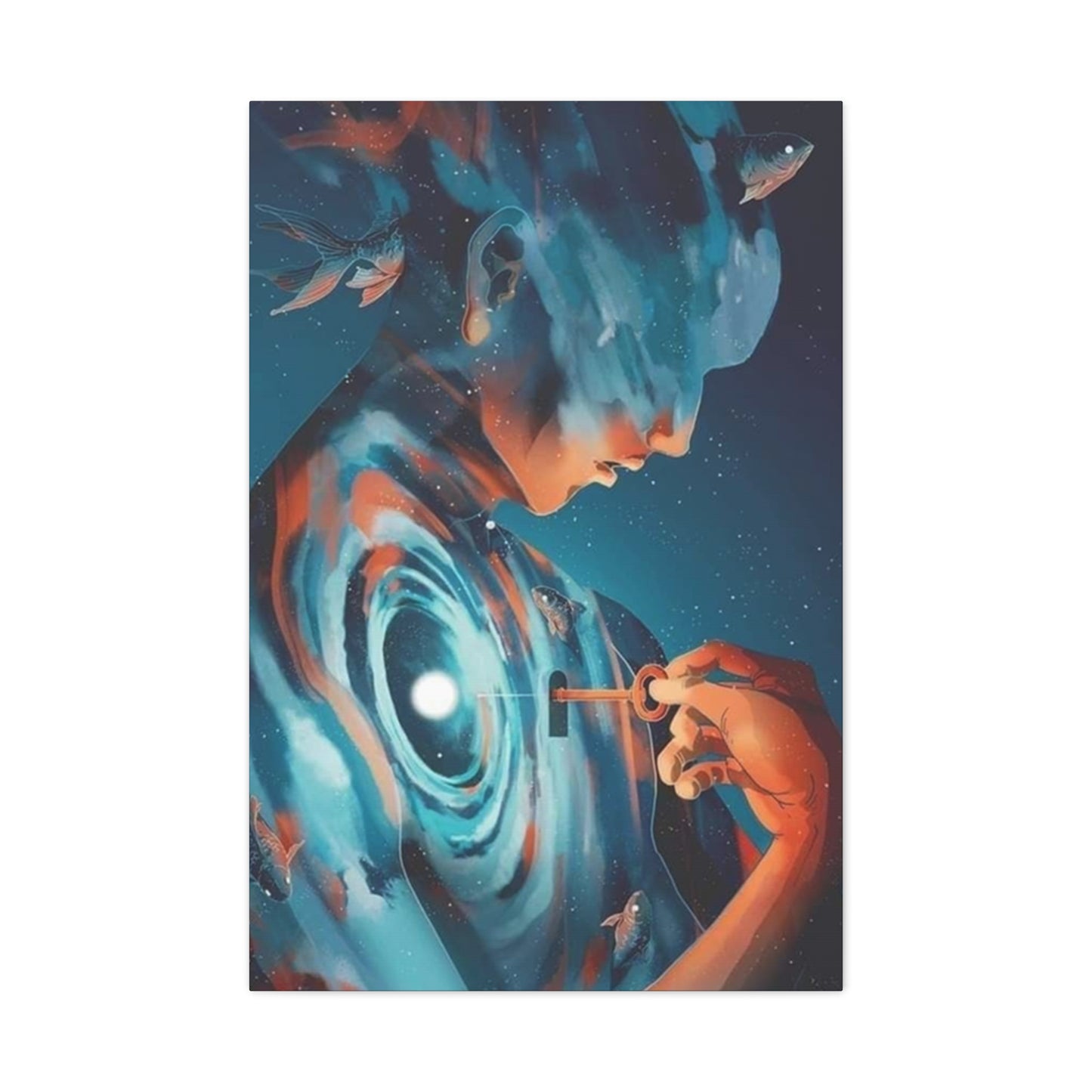 Female Key & Hole Spiritual Wall Art & Canvas Prints