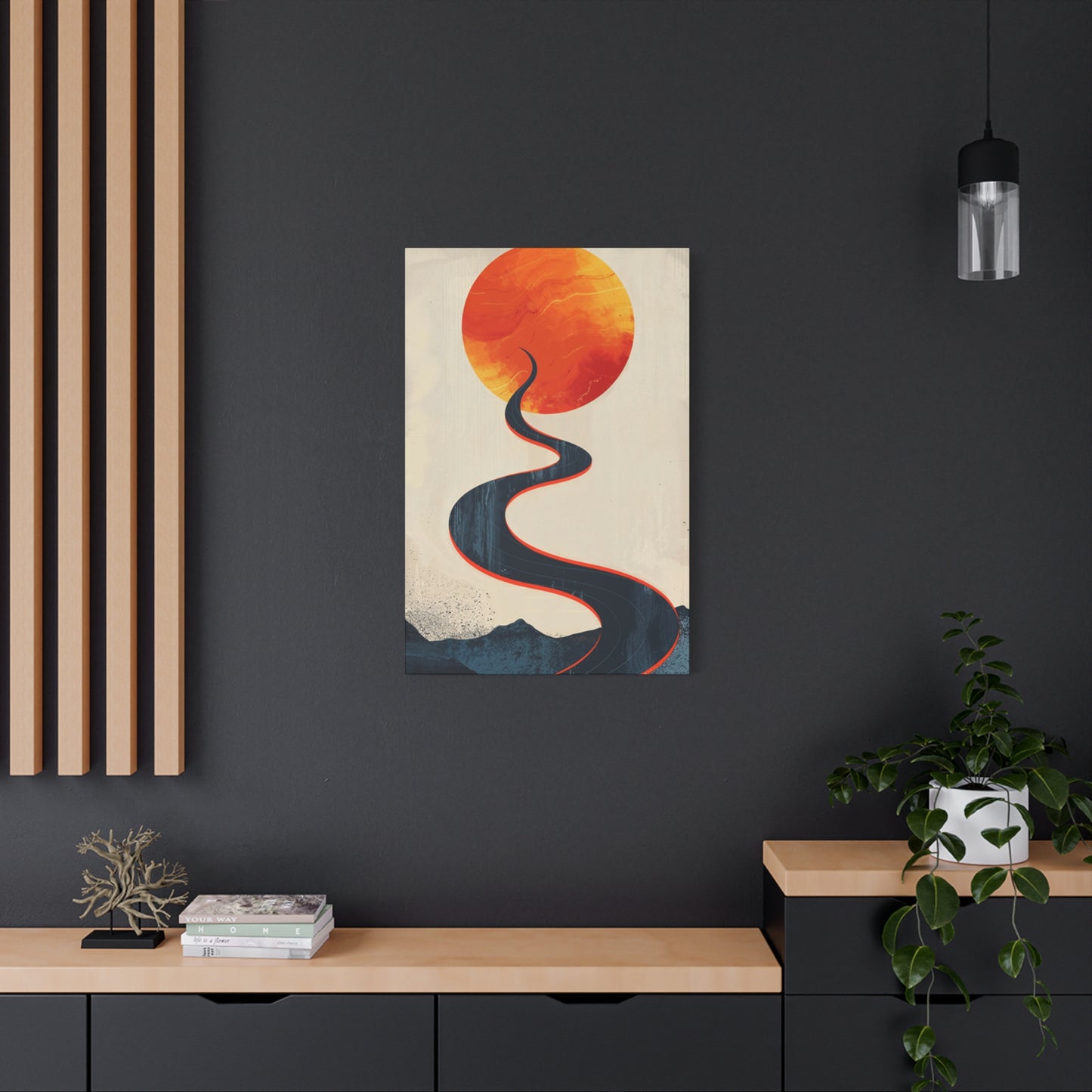 Road To Moon Wall Art & Canvas Prints
