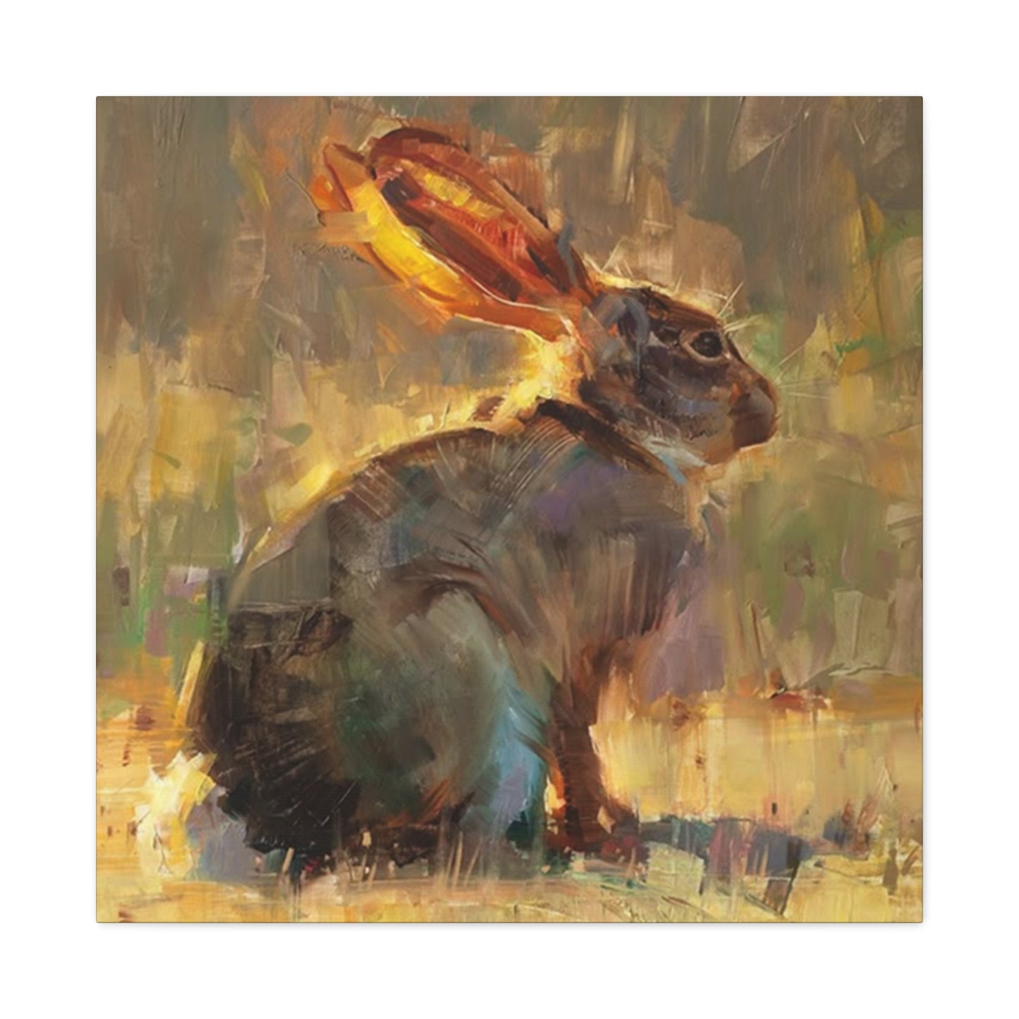 The Brown Bunny Painting Wall Art & Canvas Prints