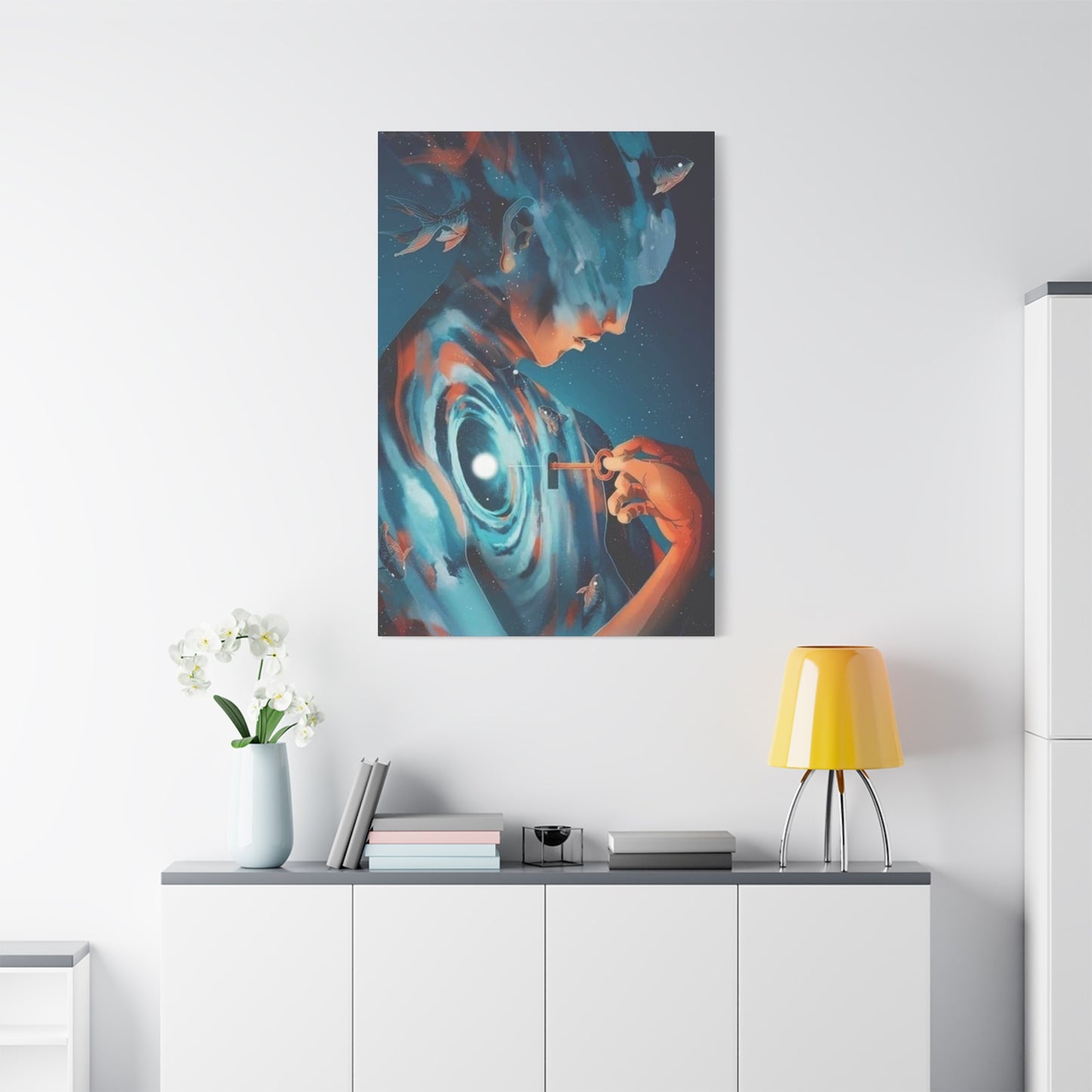 Female Key & Hole Spiritual Wall Art & Canvas Prints