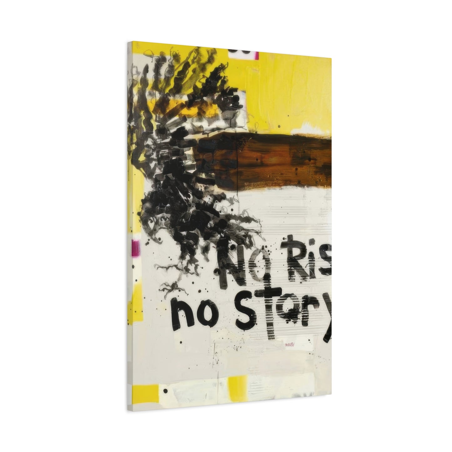 Kent Youngstrom No Risk No Story Yellow Wall Art & Canvas Prints