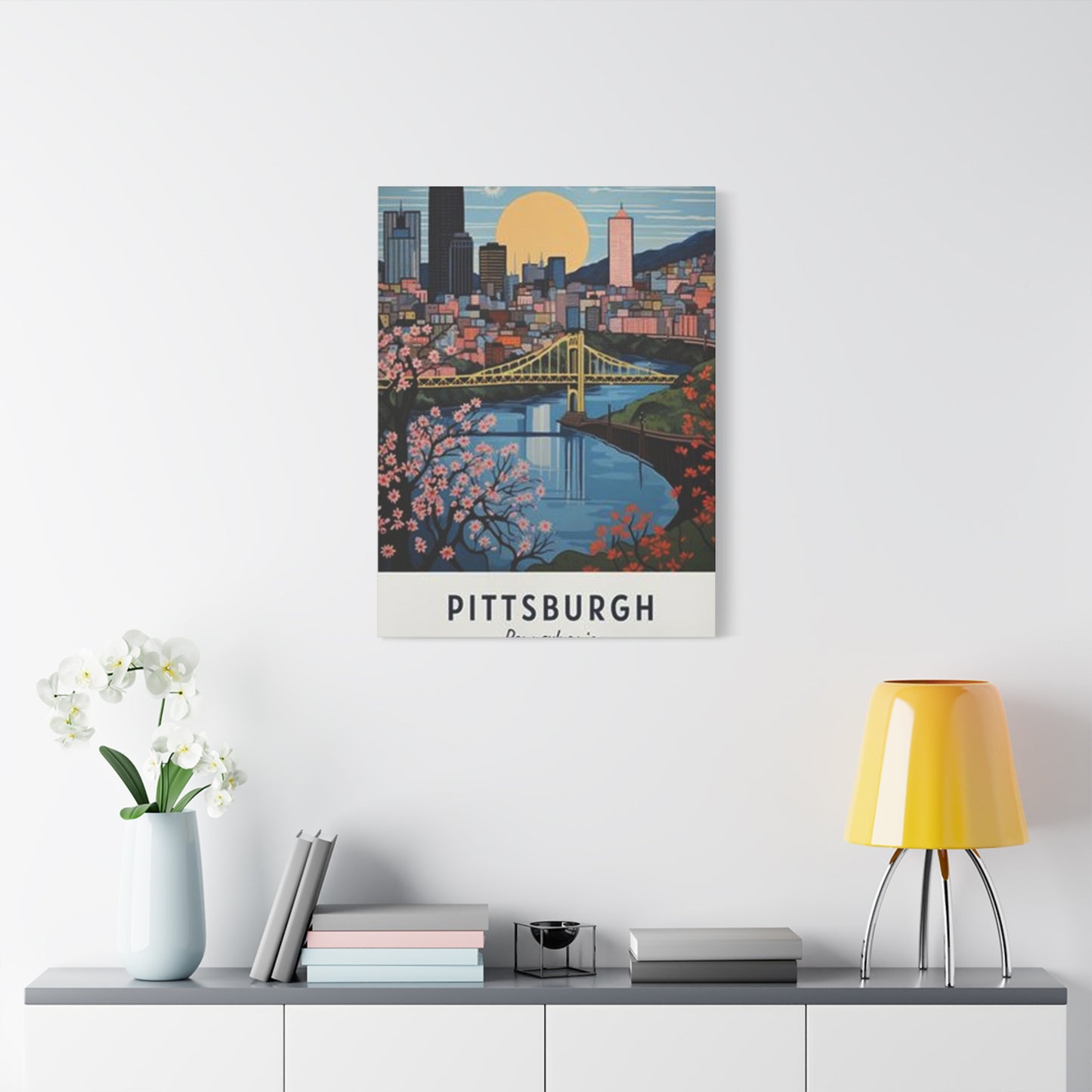 Dawn Sky Pittsburgh Poster Wall Art & Canvas Prints