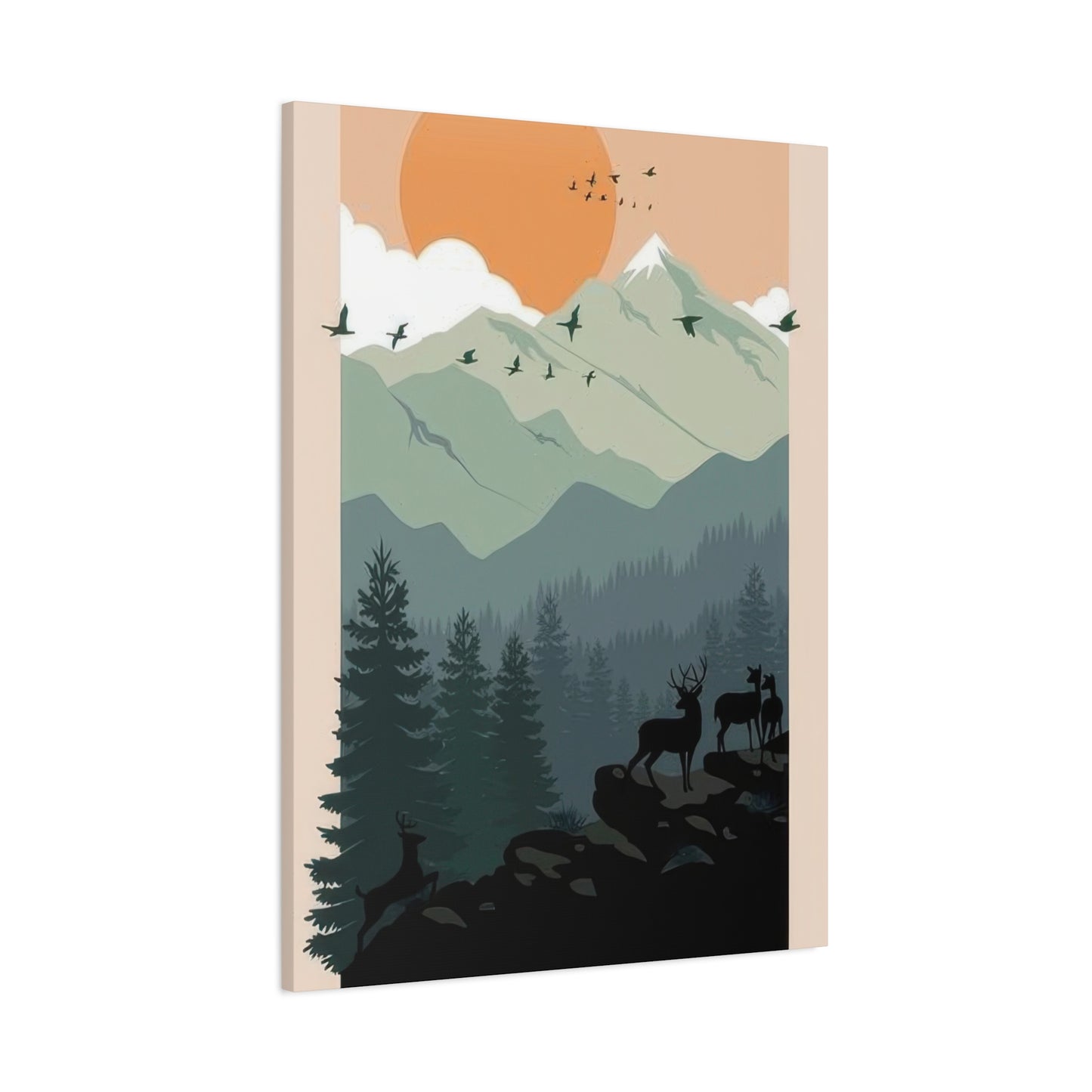 Forest Landscape Abstract Wall Art & Canvas Prints