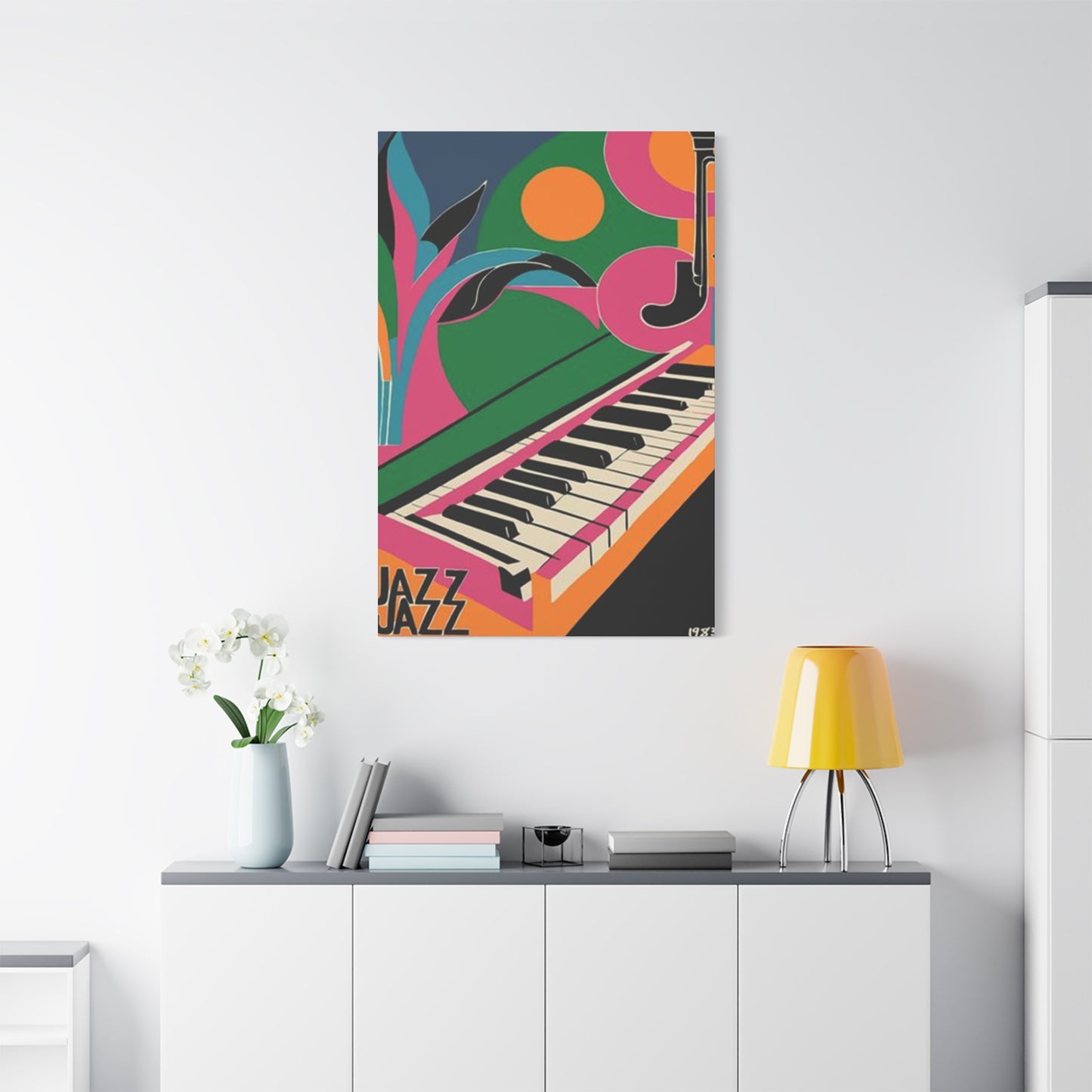 Colorful Jazz Poster Wall Art & Canvas Prints