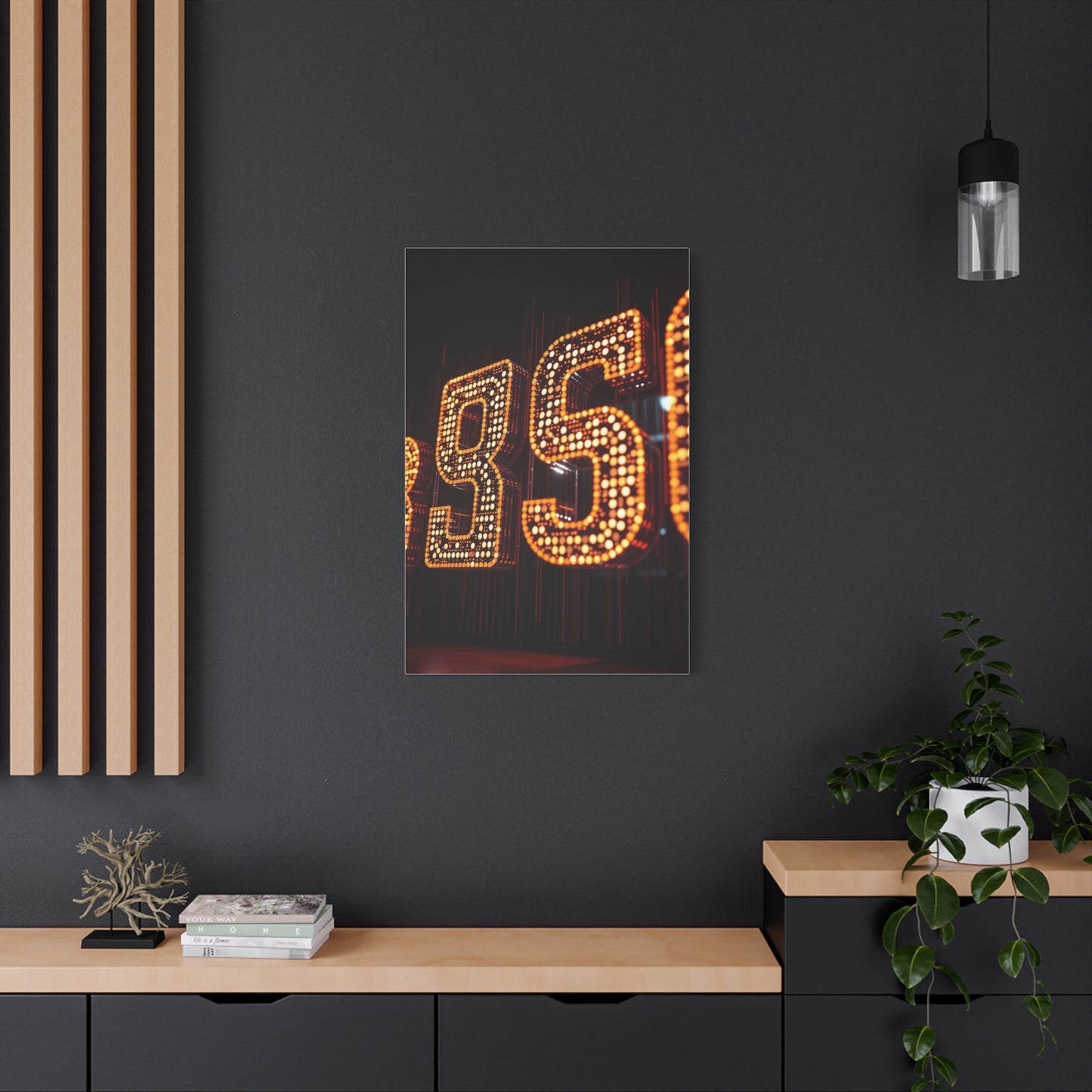 Vision Numbers Art Art Wall Art & Canvas Print