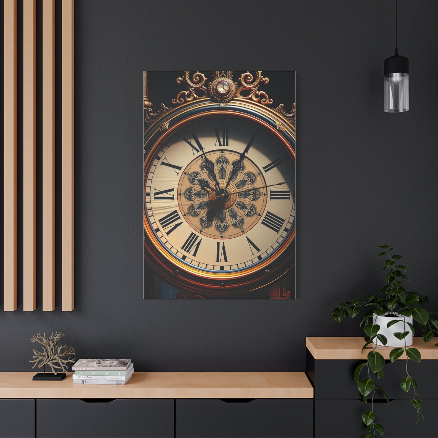 Masterpiece Clock Art Vision Wall Art & Canvas Print