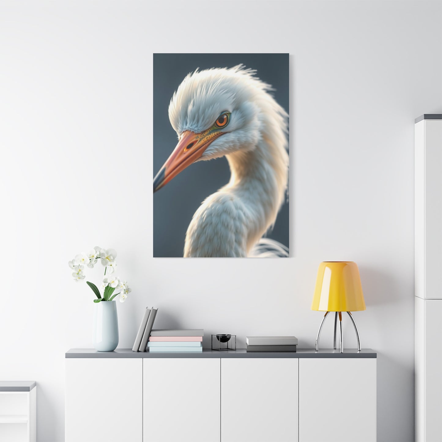 Egret Art Supreme Gallery Wall Art & Canvas Print