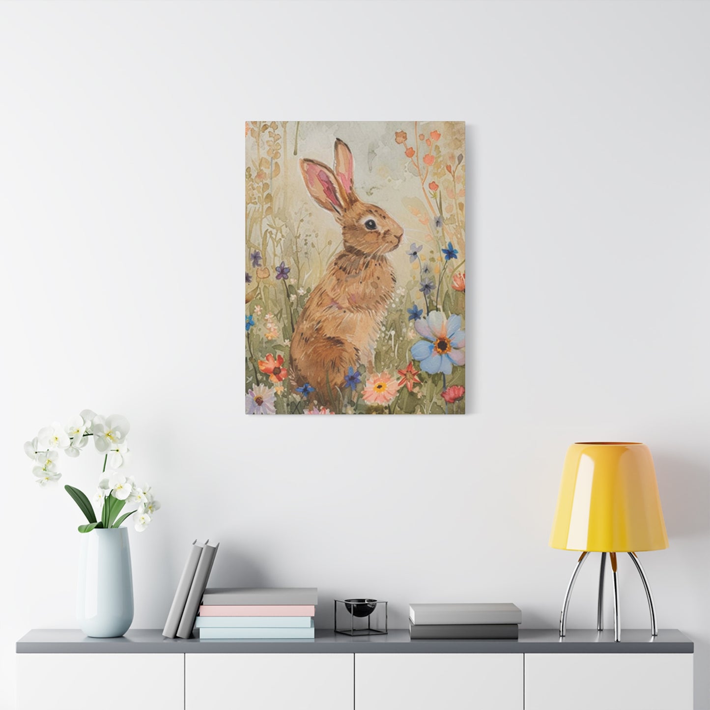 Flora, Fauna & Rabbit Painting Wall Art & Canvas Prints