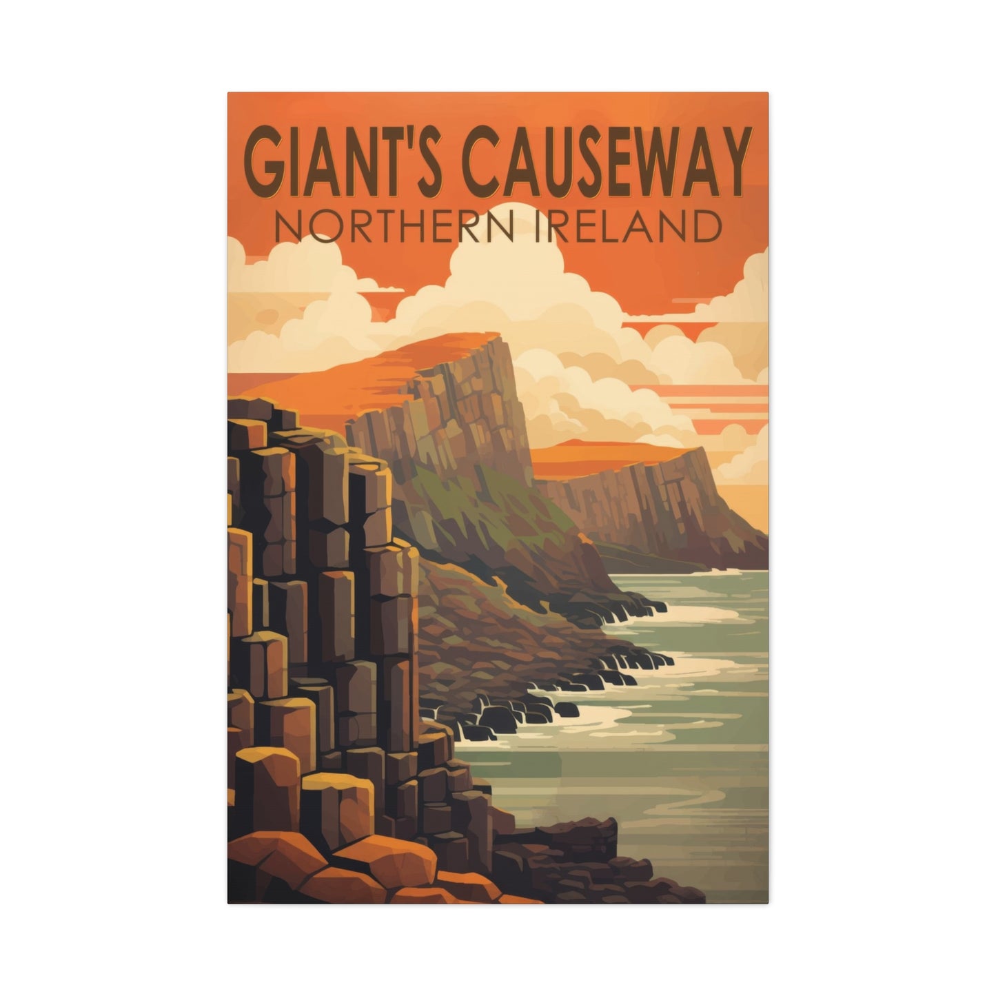 Giants Causeway Northern Ireland Wall Art & Canvas Prints