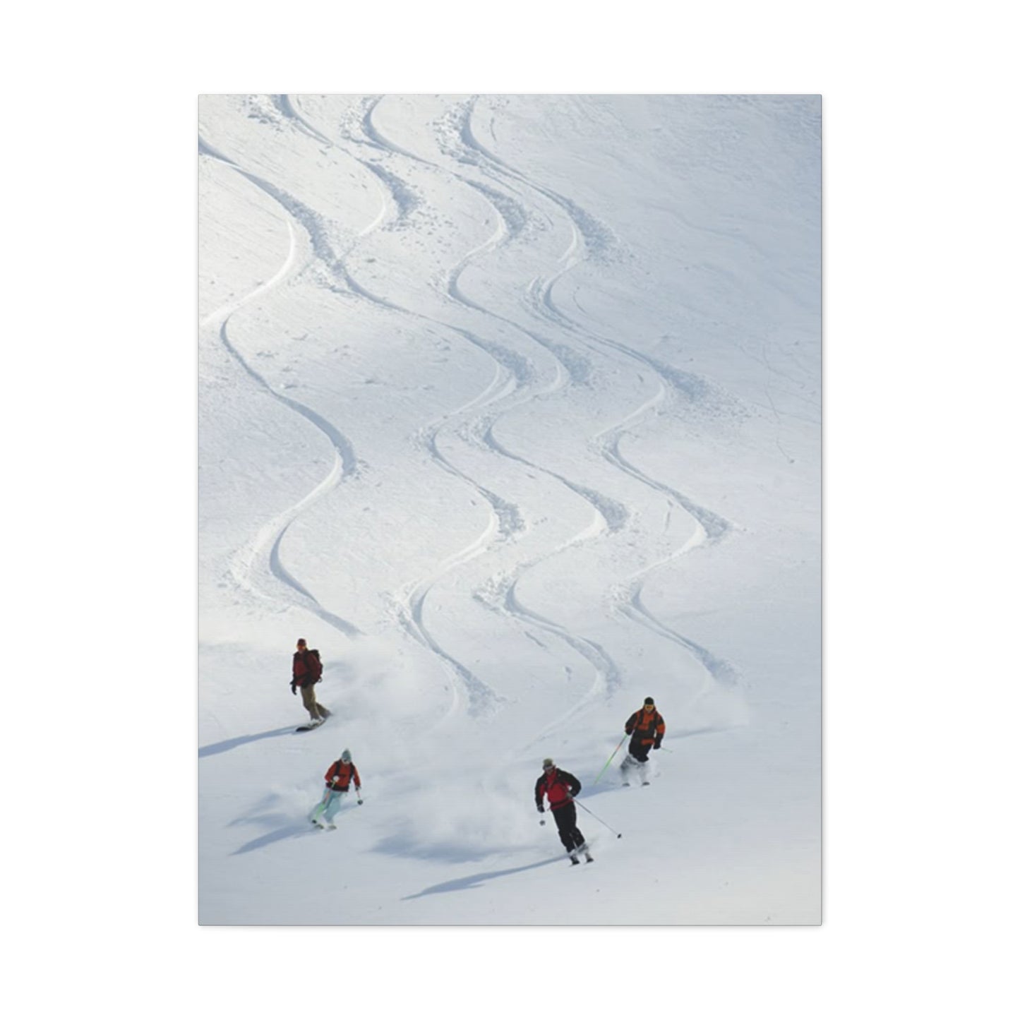 The Four Skiers Wall Art & Canvas Prints
