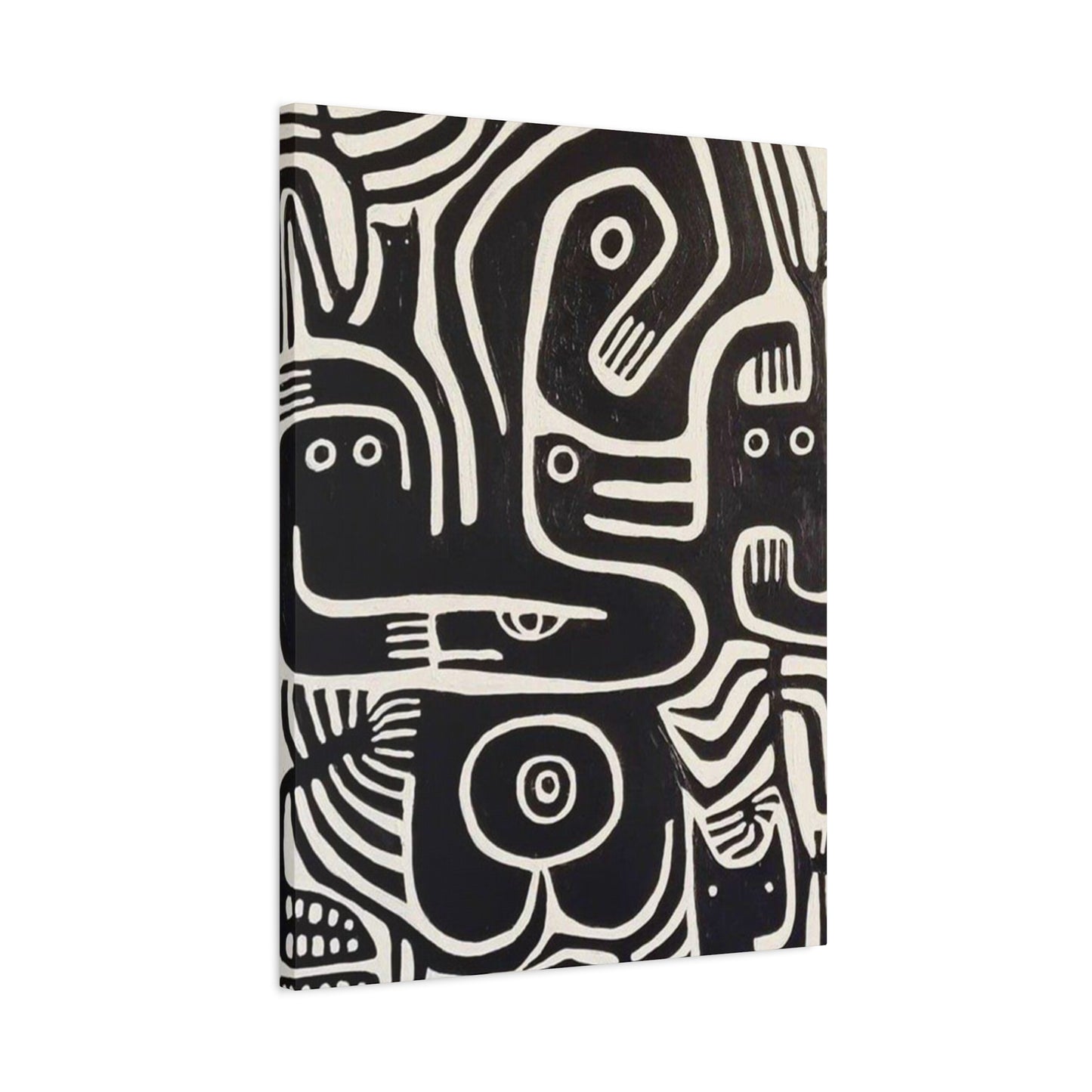 Monochrome Black Cat Wall Art & Canvas Prints