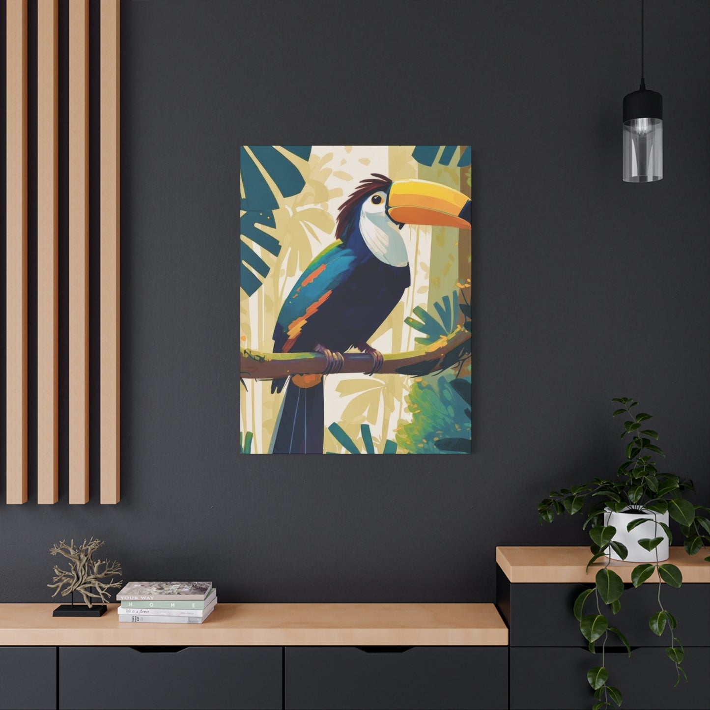 Toucan Portrait Deco Wall Art & Canvas Prints