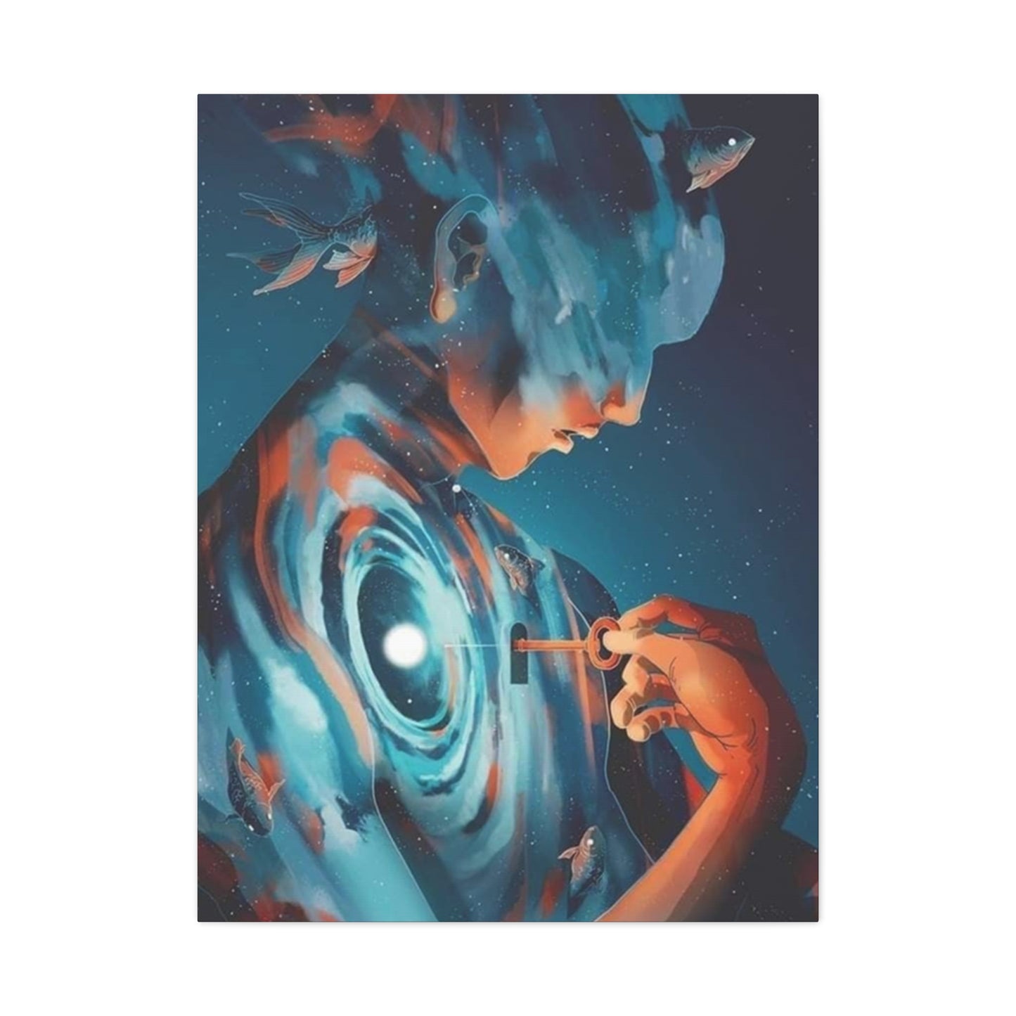 Female Key & Hole Spiritual Wall Art & Canvas Prints