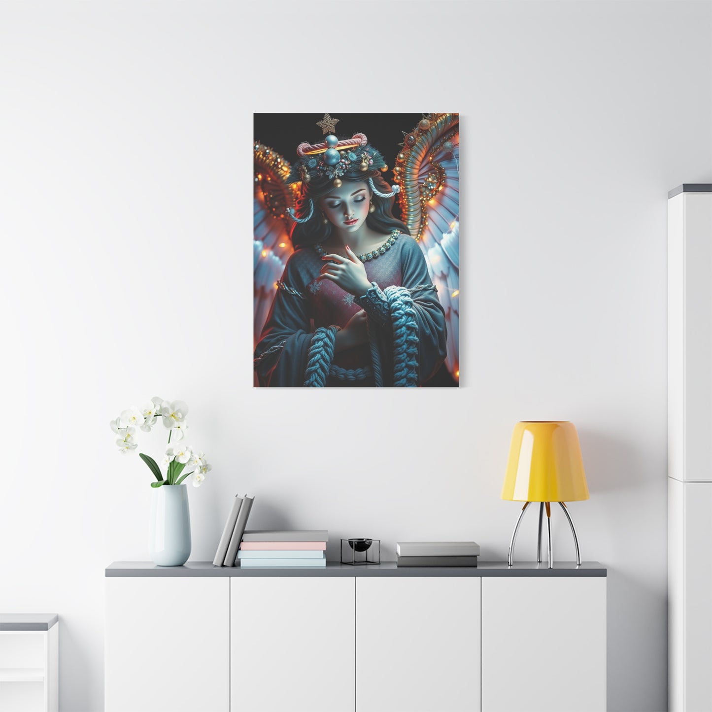 Christmas Angel Art Supreme Gallery Wall Art & Canvas Print