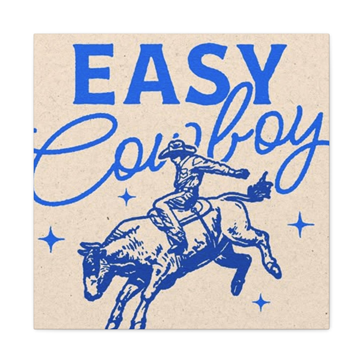Easy Cowboy Drawing Wall Art & Canvas Prints