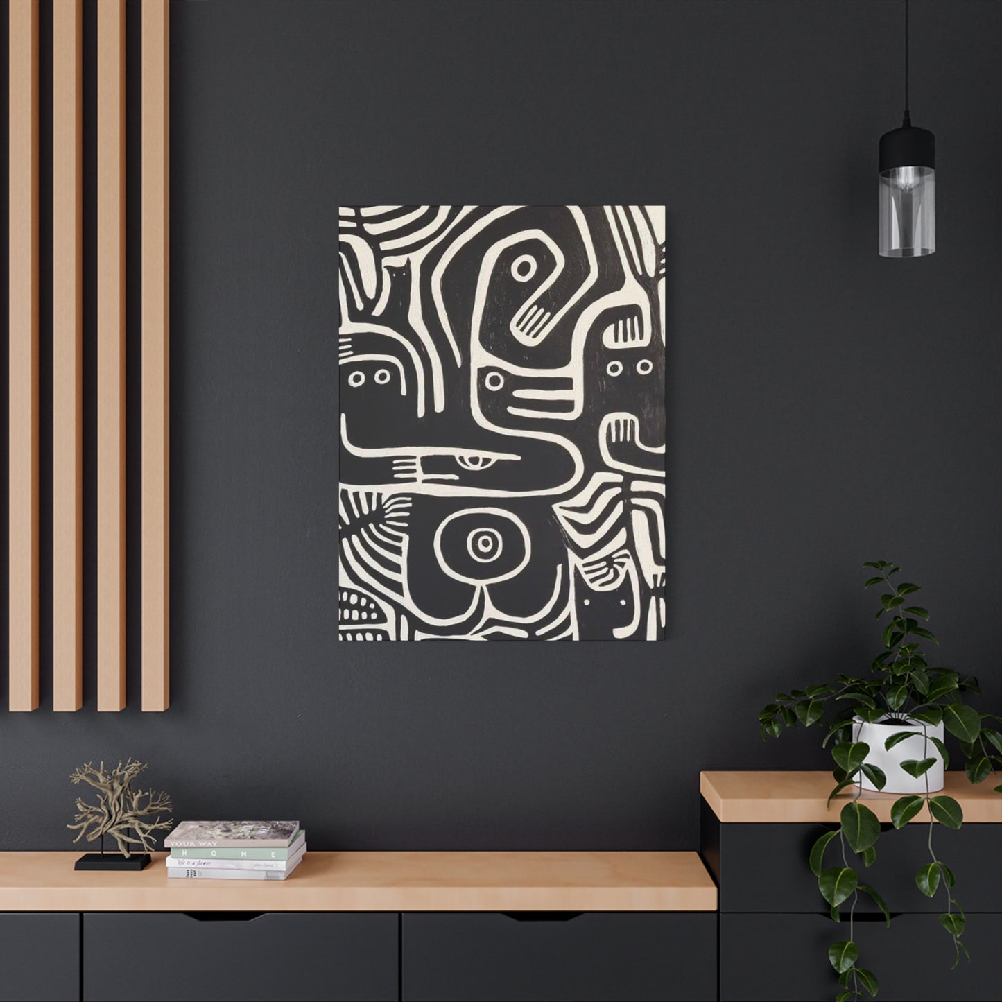 Monochrome Black Cat Wall Art & Canvas Prints