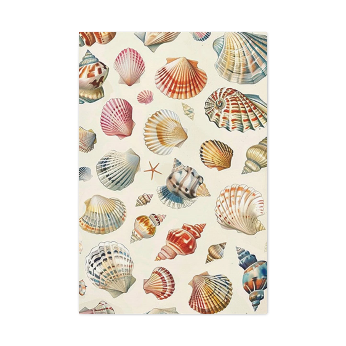 Colorful Shell Painting Wall Art & Canvas Prints