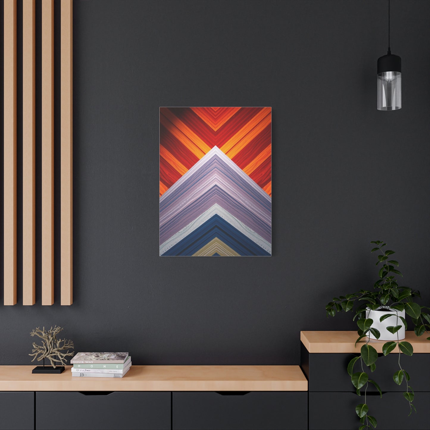Chevron Pattern Art Supreme Gallery Wall Art & Canvas Print