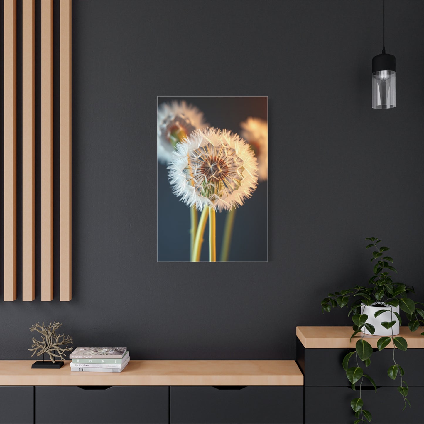 Dandelion Flower Art Luxury Canvas Wall Art & Canvas Print